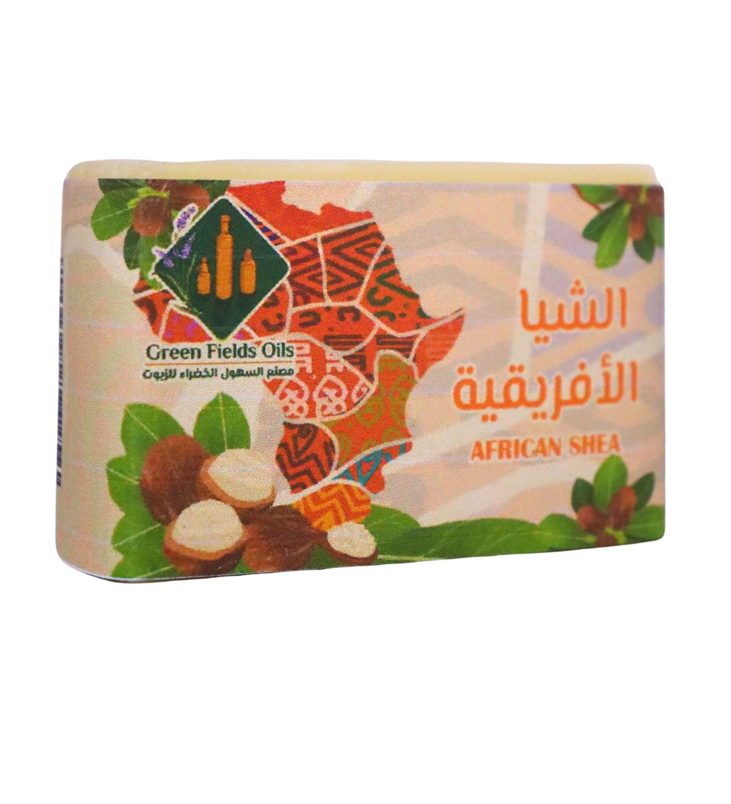 Buy Green Fields Handmade Shea Butter Soap - Pure Natural & Chemical-Free with Extra Virgin Olive Oil | International Shipping Available - Buy Online on GoSupps.com