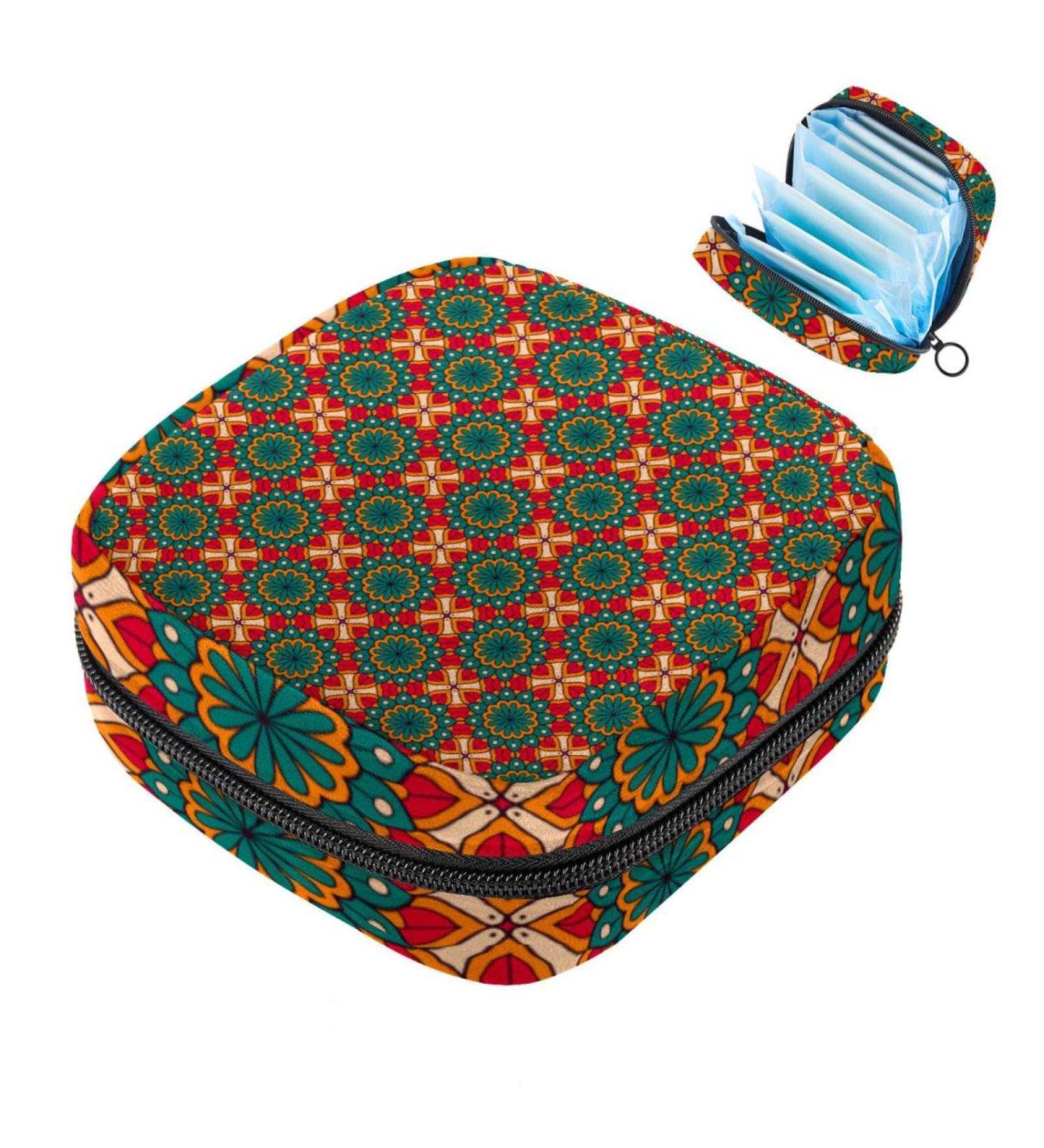 Portable Women's Binding Bags for Menstrual Cups & Tampons | Stylish Mandala Designs | Perfect for Teens - Buy Online on GoSupps.com
