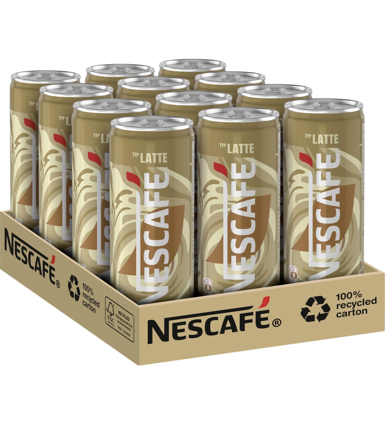 Buy NESCAF Ready-to-Drink Iced Latte Macchiato - 12 Pack (250ml Cans) | Caffeinated Convenience for On-the-Go - Buy Online on GoSupps.com
