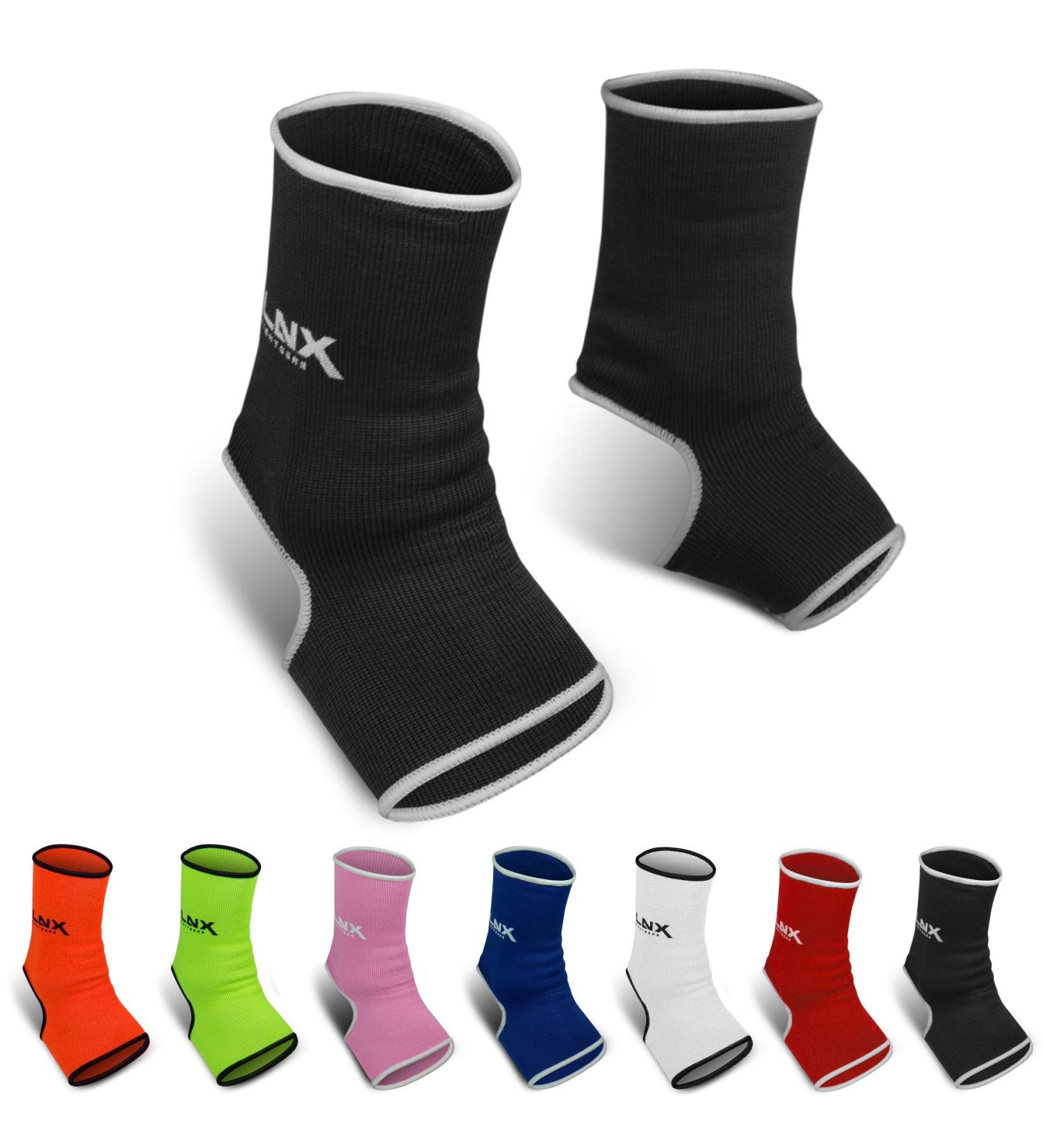 LNX Ankle Bandages Pro Fight | Foot Protection for Muay Thai Kickboxing & MMA | Sizes S-XL | White - Buy Online on GoSupps.com