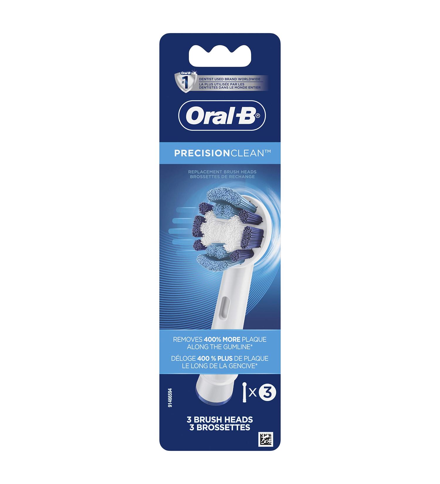 Oral B Precision Clean Replacement Brush Head 3 Pack - Buy Online on GoSupps.com