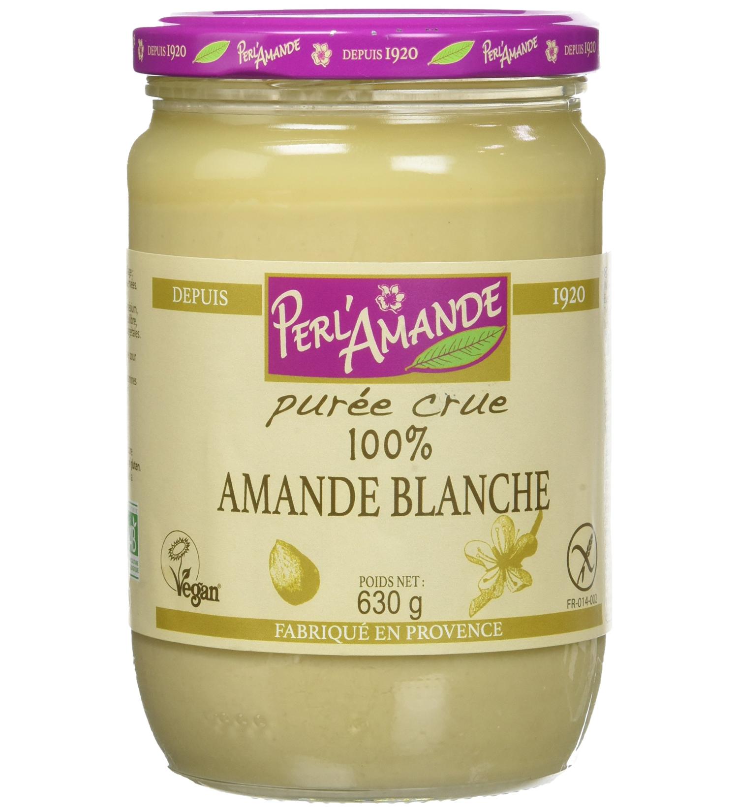 Perl'amande Organic Blanched Almond Puree 630 G - Buy Online on GoSupps.com
