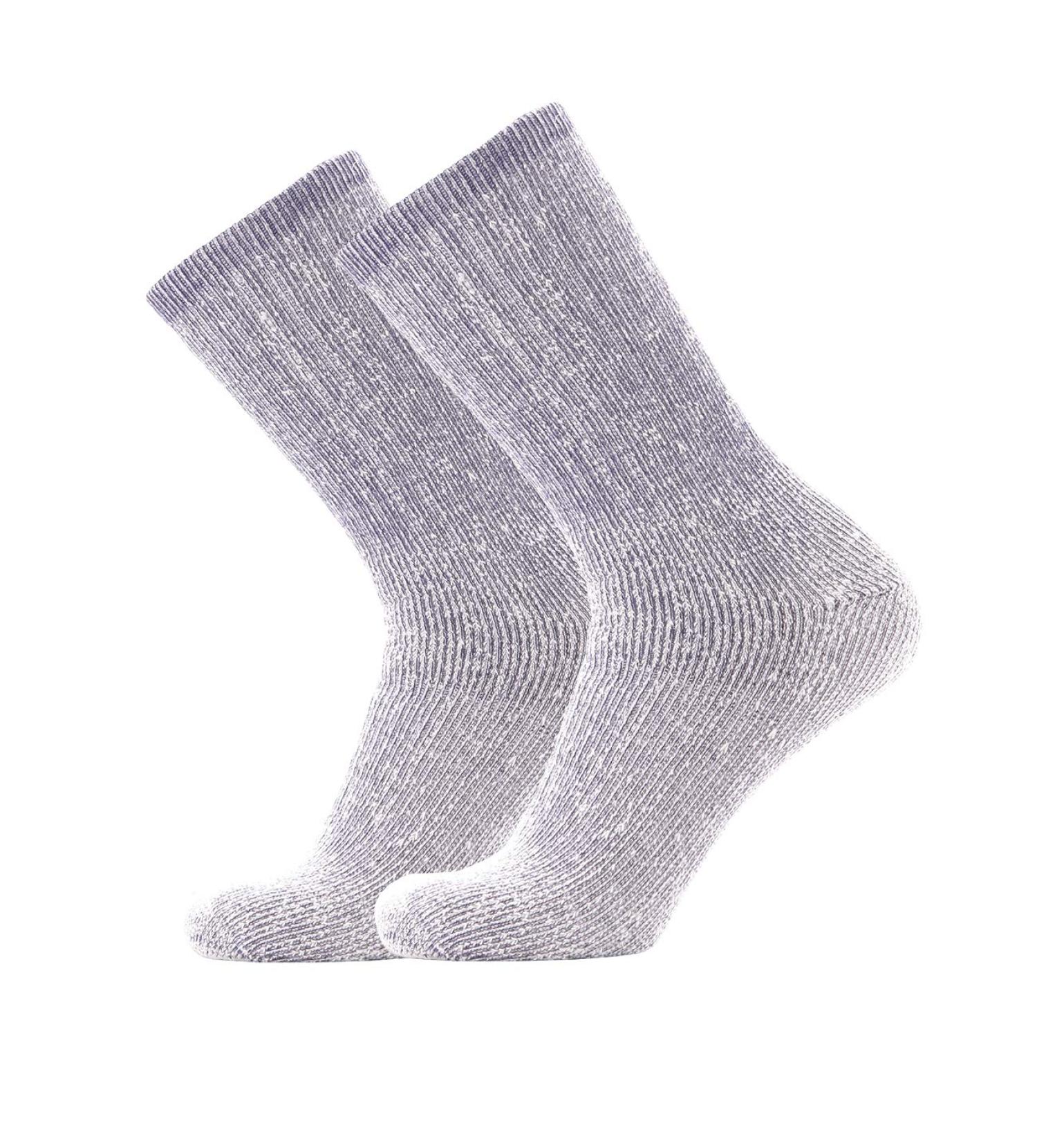SOLAX Women's Merino Wool Hiking Socks - 2 Pairs Outdoor Trail Crew Socks (Medium, Navy) - Buy Online on GoSupps.com
