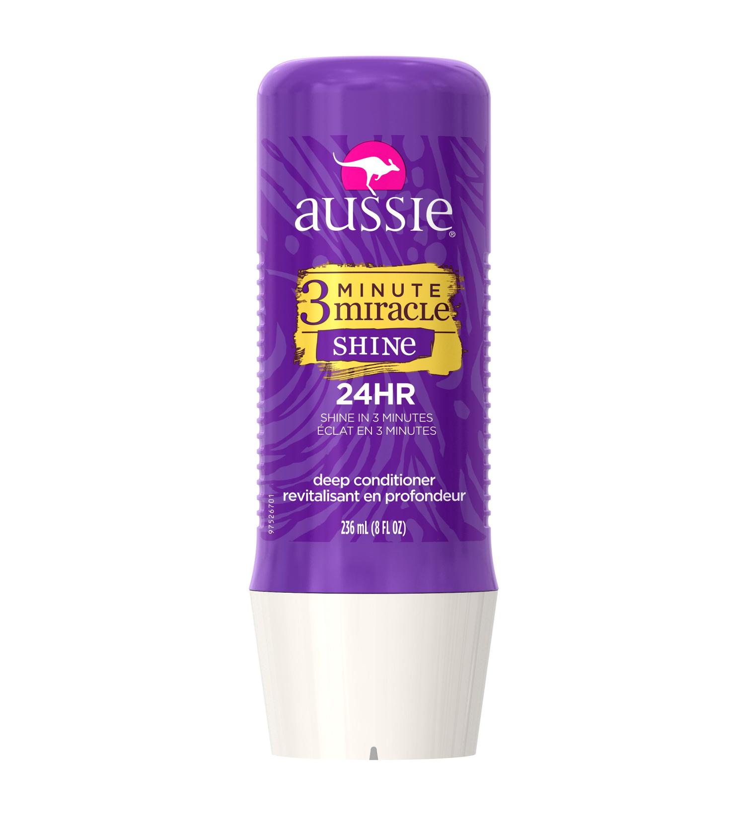Aussie 3 Minute Miracle Shine Conditioning Treatment - 8 fl oz - Buy Online on GoSupps.com