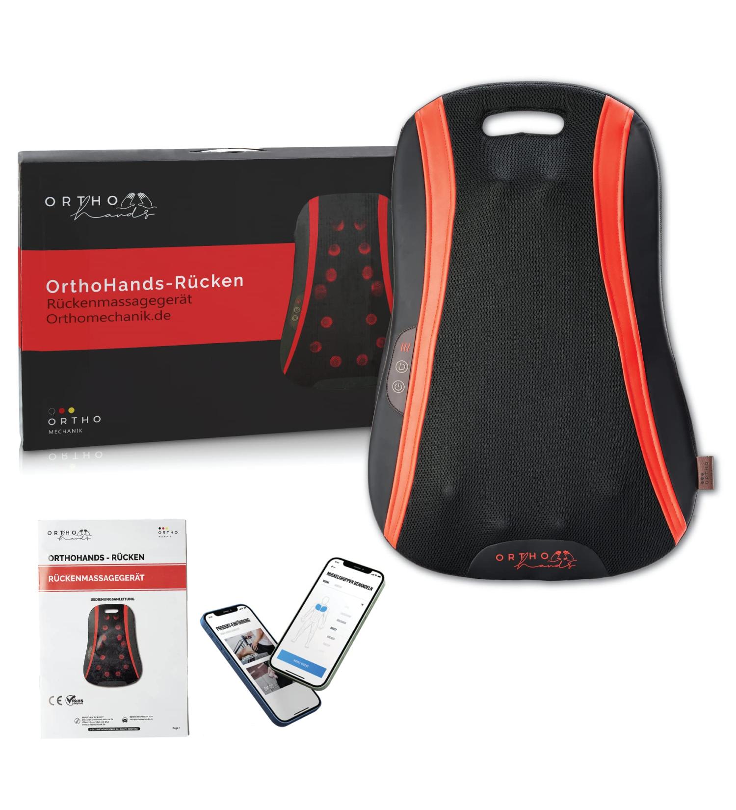 OrthoHands Back Massager | Premium Relief for Pain | OrthoMechanik International Shipping - Buy Online on GoSupps.com
