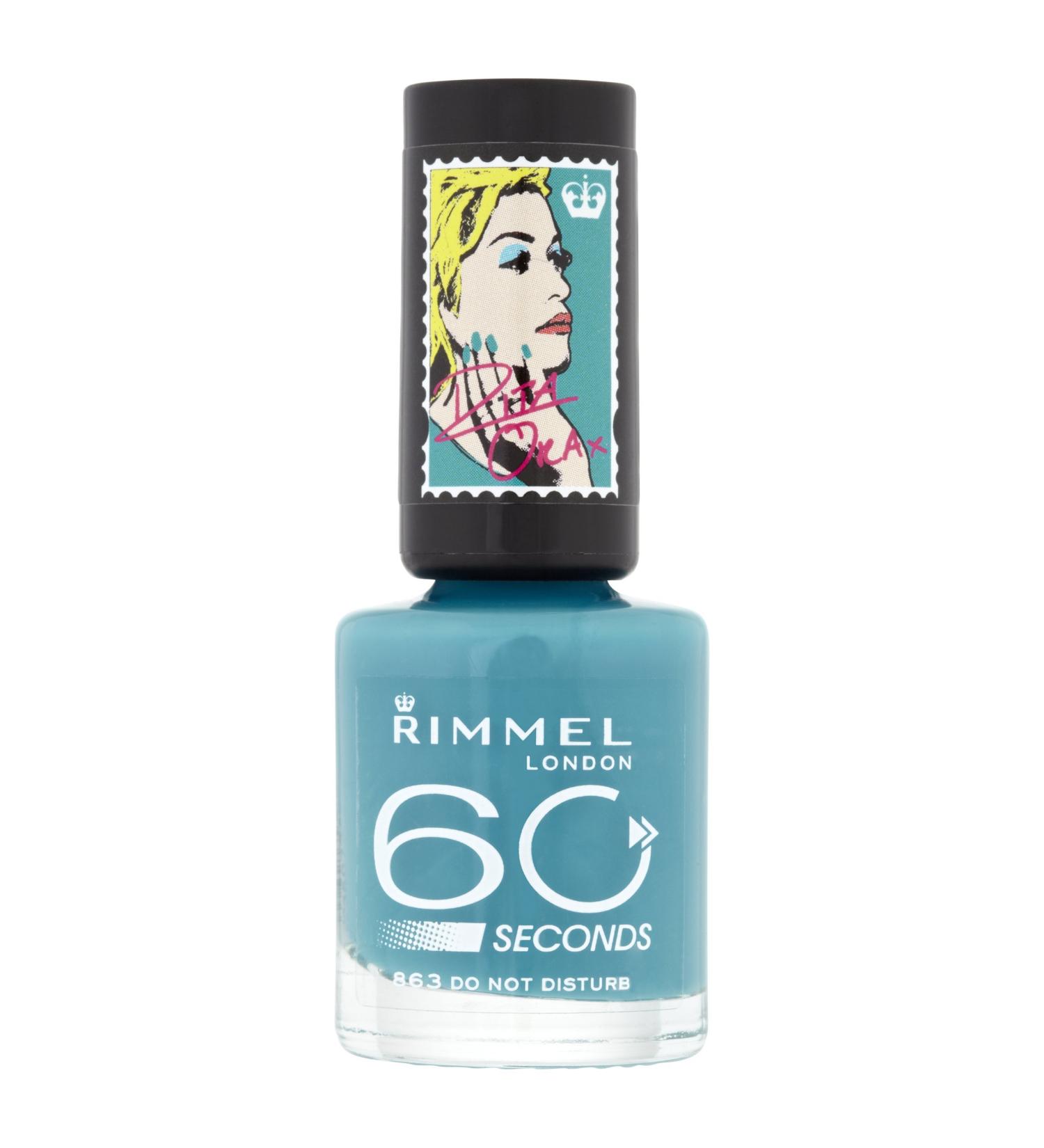 Rimmel London 60 Seconds Nail Polish by Rita Ora Do not Disturb Do not Disturb 8 ml (Pack of 1)