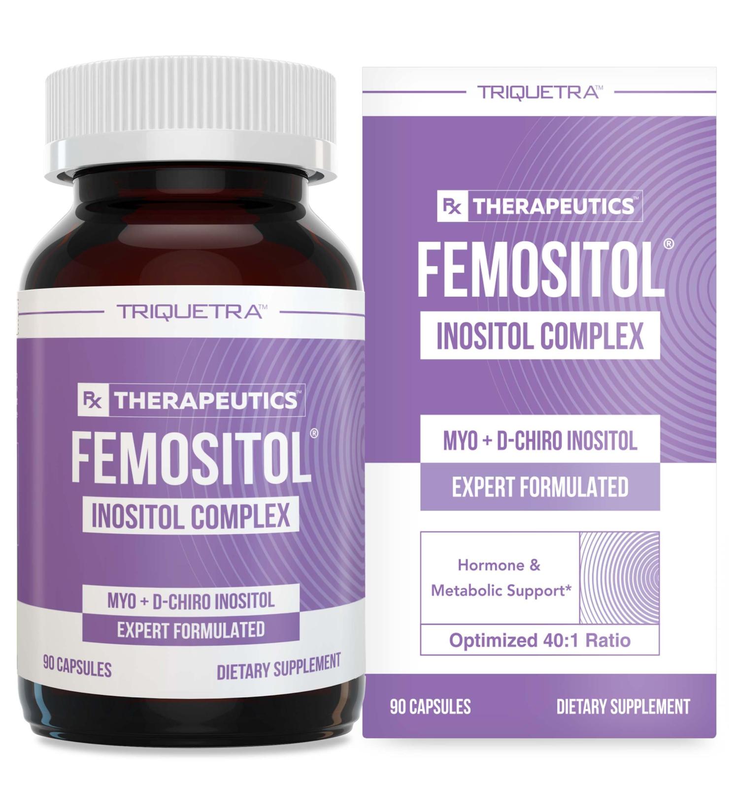 Inositol Supplement | Myo-Inositol & D-Chiro Inositol Complex - Clinically Validated 40:1 Ratio (Vitamin B8)| Hormonal Balance & Healthy Ovarian Function Support (90 Capsules 30 Servings) - Buy Online on GoSupps.com