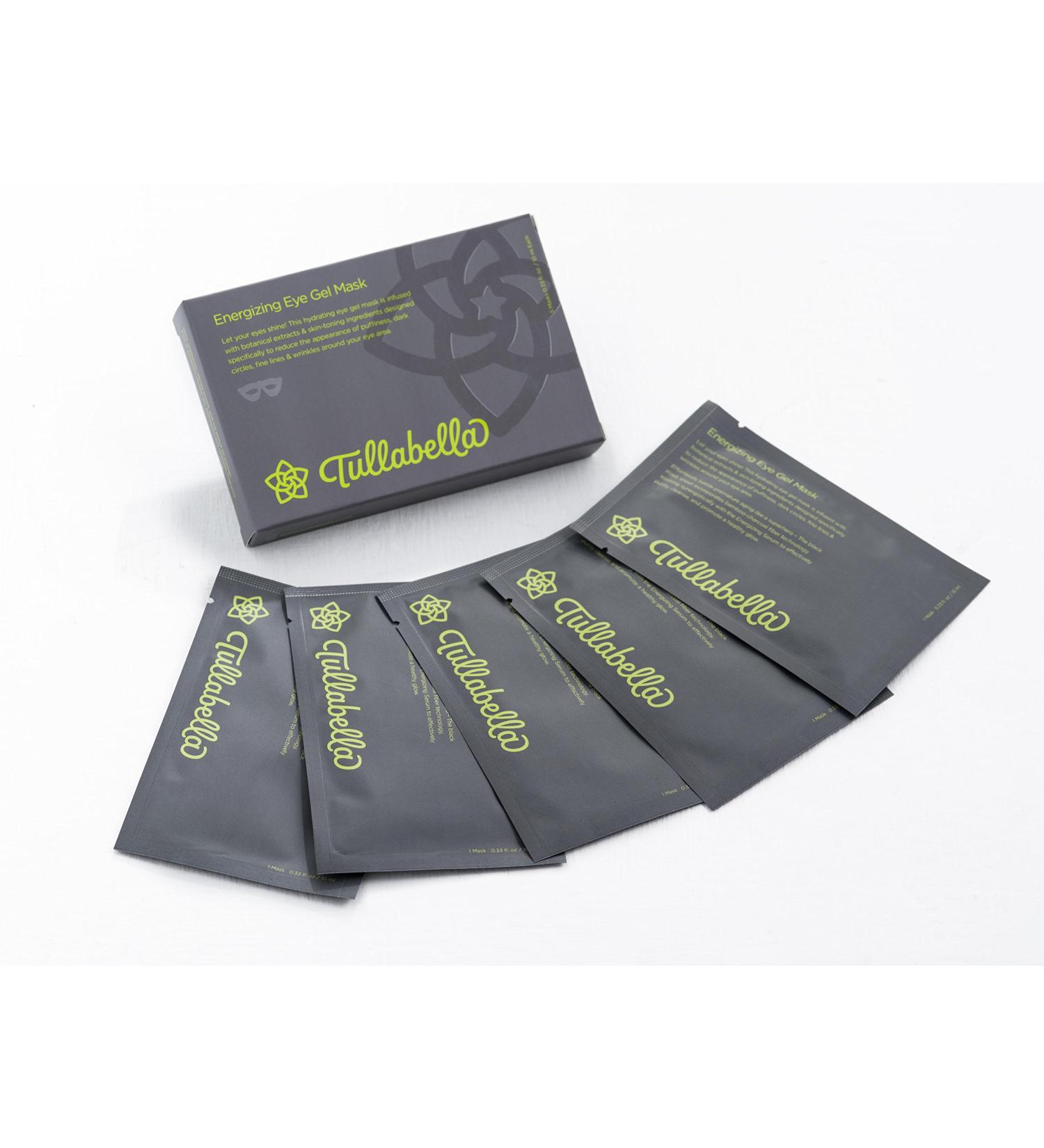 Eye Gel Mask for Puffy Eyes & Dark Circles | Natural Anti-Aging Hydration | 5 Bamboo Charcoal Fiber Masks - Buy Online on GoSupps.com
