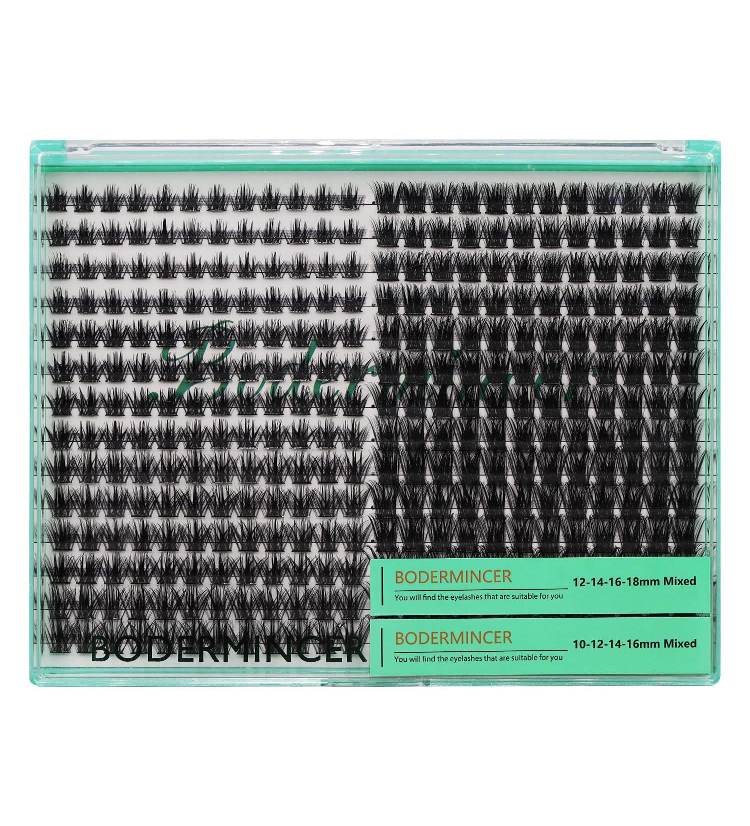 Buy Bodermincer XXXL Tray 336PCS D Curl Cluster Lashes | 10-16mm Mixed Length DIY Eyelash Extensions - Fast International Shipping - Buy Online on GoSupps.com