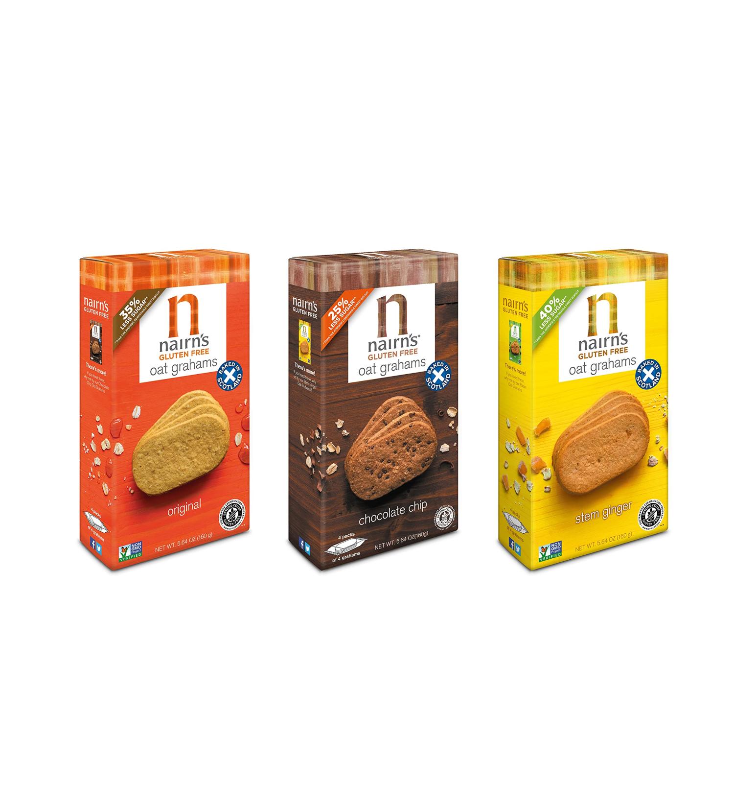 Nairn's Gluten Free Oat Assortment Sampler 5.64oz - Pack of 3 - Buy Online on GoSupps.com