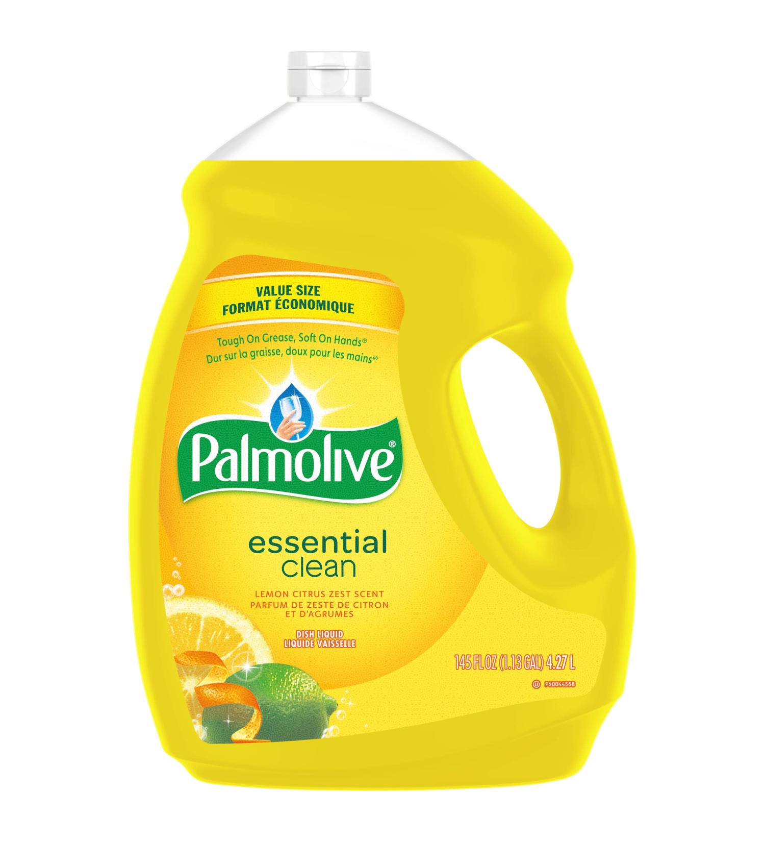 Palmolive Essential Clean Liquid Dish Soap Lemon Citrus Zest Scent - 4.27 L - Buy Online on GoSupps.com