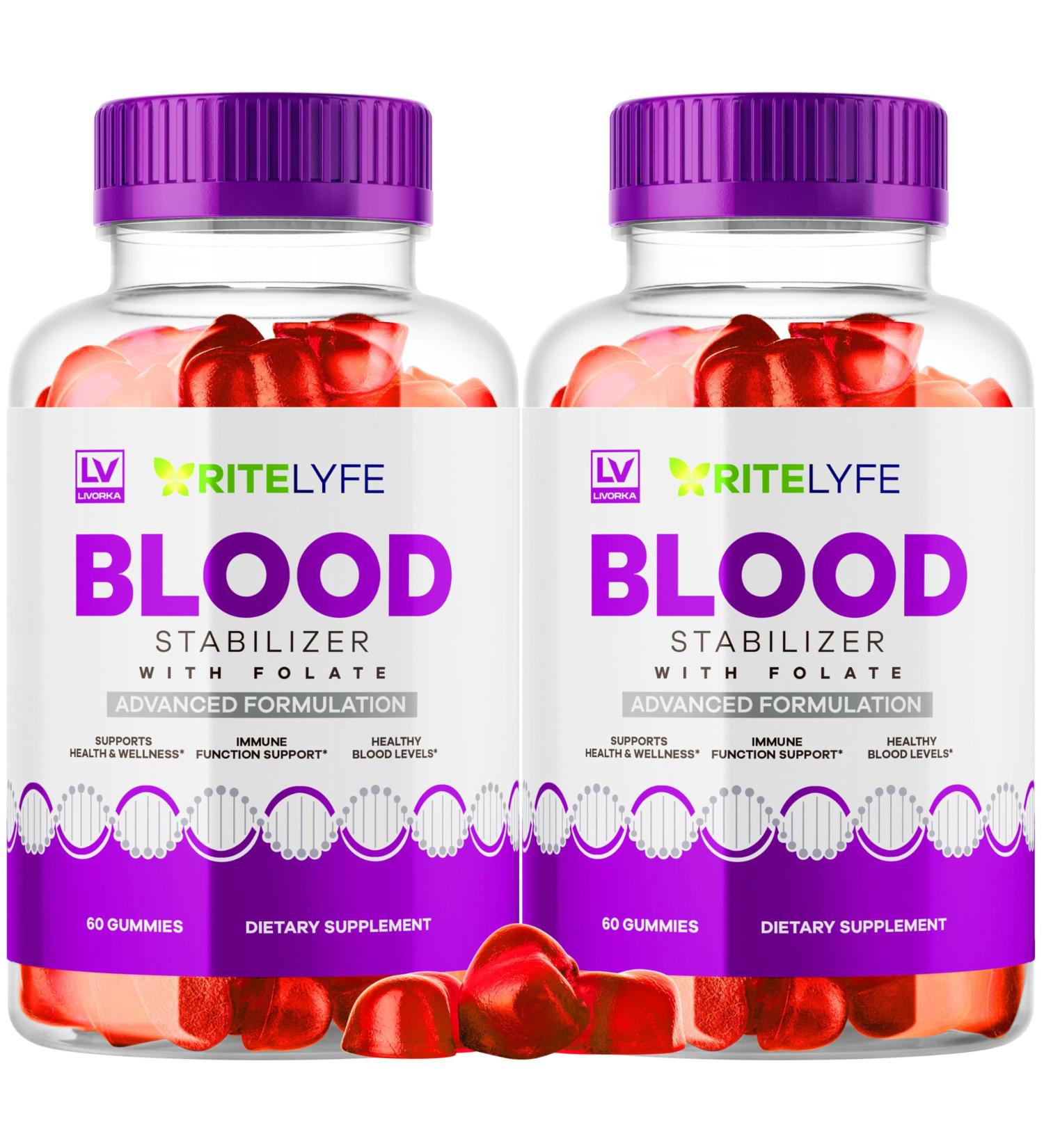 (2 Pack) RiteLyfe Gummies RiteLyfe RiteLyfe Gummies Advanced Formula RiteLyfe Supplement Gummies RiteLyfe Natural Stabilizer Gummies Rite Lyfe Gummies Support 120 Gummies for 2 Months - Buy Online on GoSupps.com