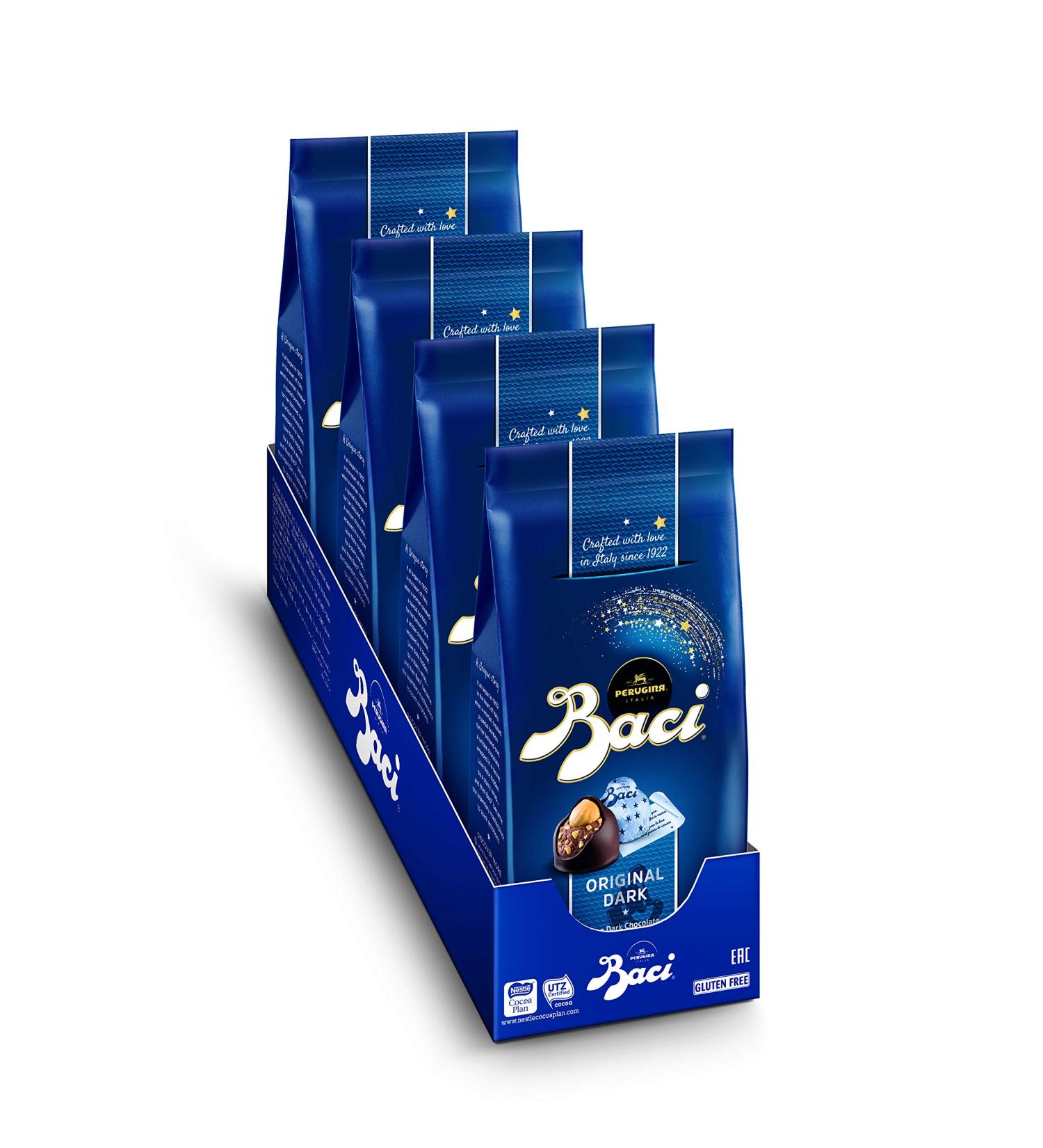 Baci Original Dark Chocolate Truffle with Hazelnuts - 4.4oz x 4 Pack - Buy Online on GoSupps.com