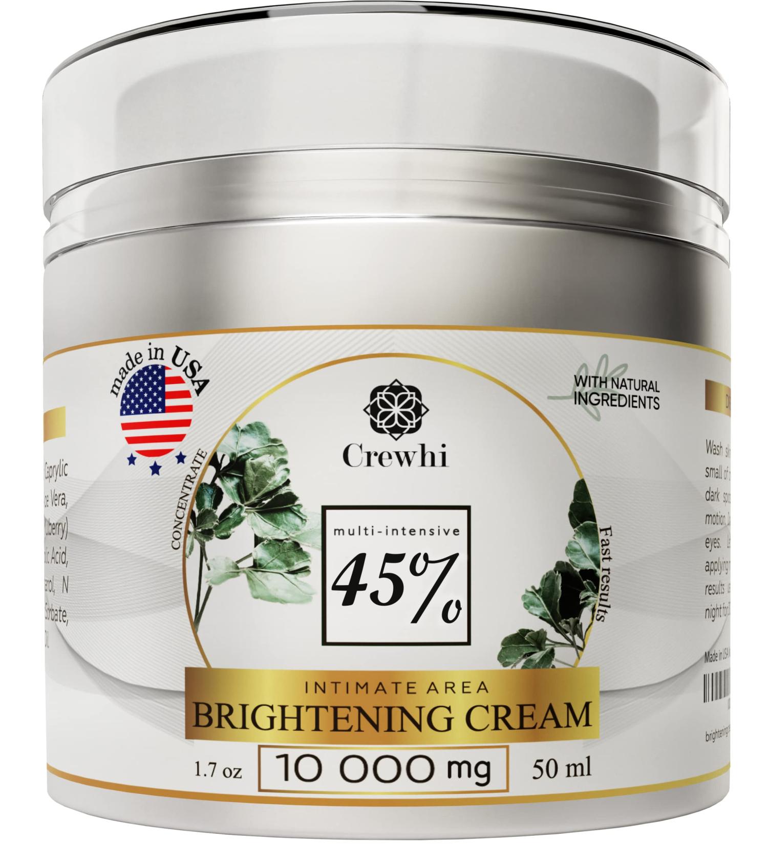 VAITE Brightening Skin Cream for Sensitive Areas - Dark Spot Corrector for Men and Women - Face & Bikini Brightening Gel - 45% Natural Dark Spot Removal - Buy Online on GoSupps.com