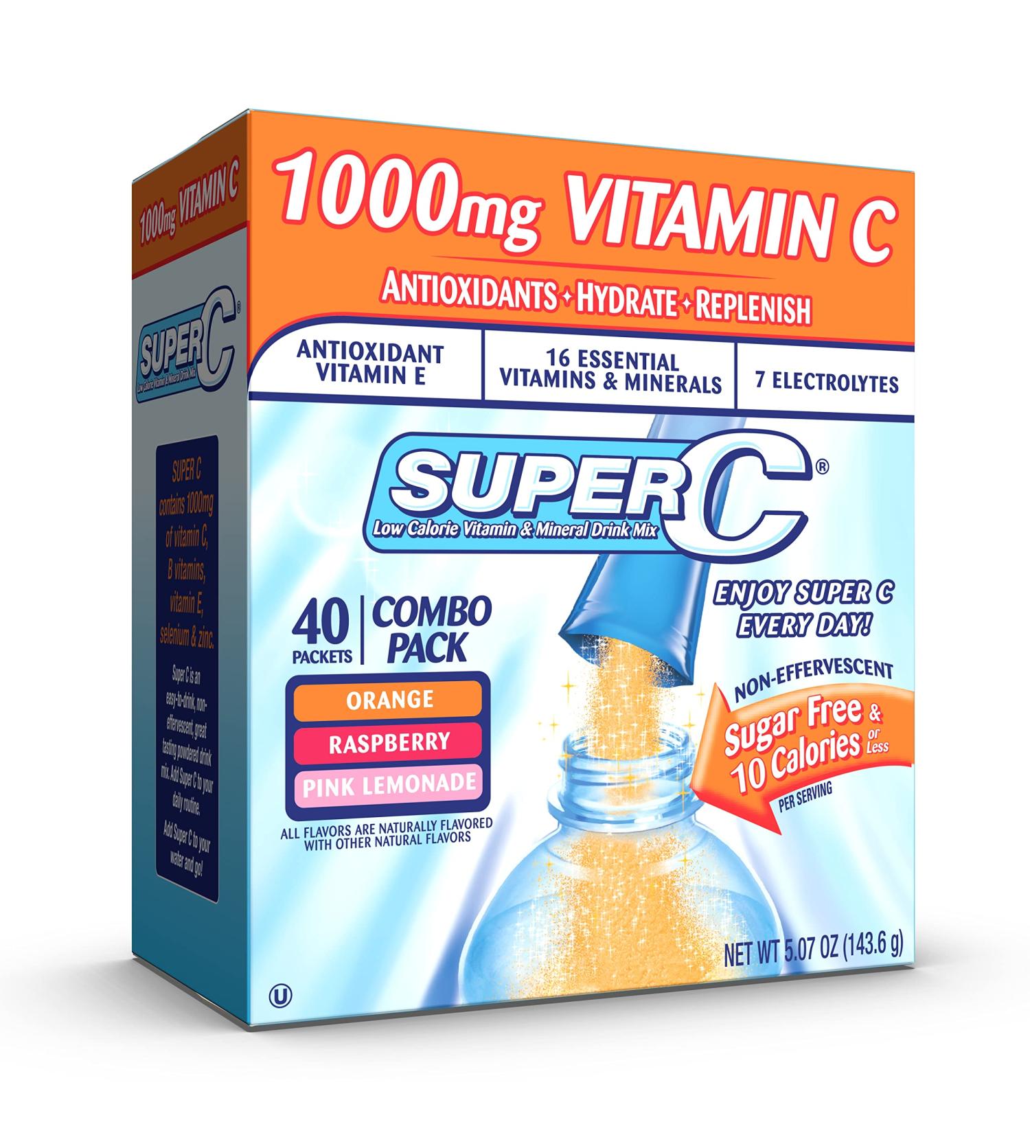Super C Singles To Go Variety Pack  40 CT - Buy Online on GoSupps.com