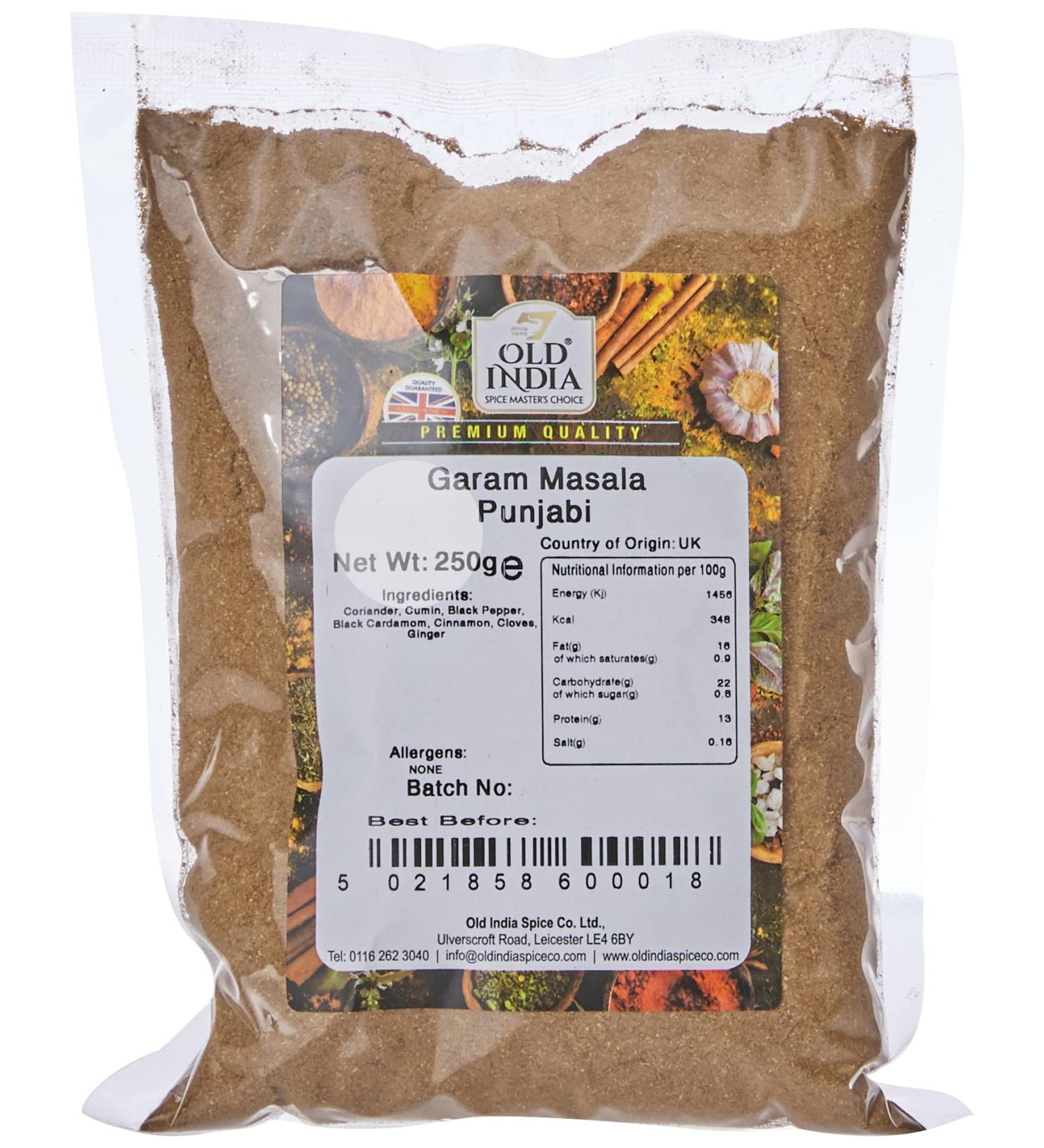 Old India Garam Masala Punjabi 250g - Authentic Indian Spice Blend - Buy Online on GoSupps.com