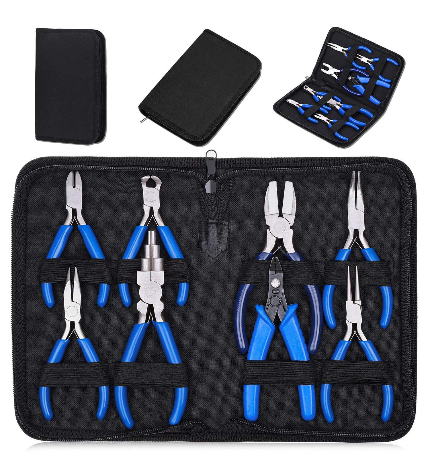 Shynek 8pcs Micro Jewelry Pliers Set - Essential Tools for Jewelry Making - Buy Online on GoSupps.com
