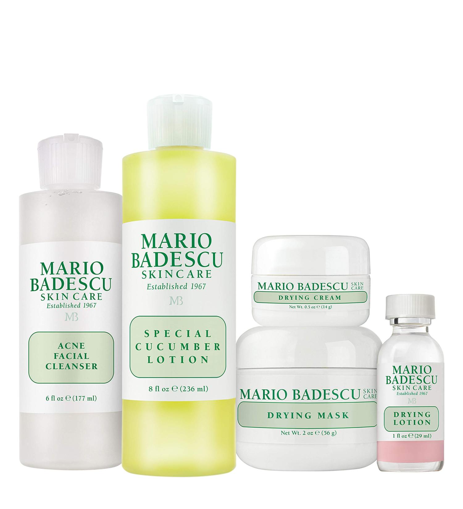 Mario Badescu Acne Starter/Control/Repair Skin Care Kit for All Types of Breakouts | Facial Set Ideal for Combination or Oily Face for Healthy Clear Complexion Acne Control Kit - Buy Online on GoSupps.com