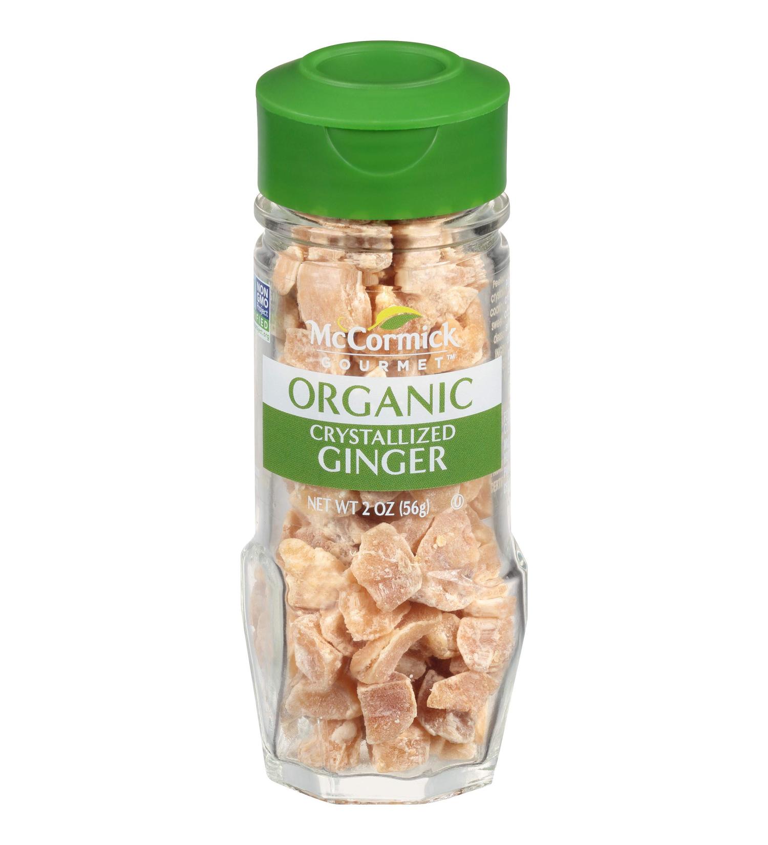 McCormick Gourmet Organic Crystallized Ginger  2 oz ORGANIC CRYSTALIZED - Buy Online on GoSupps.com