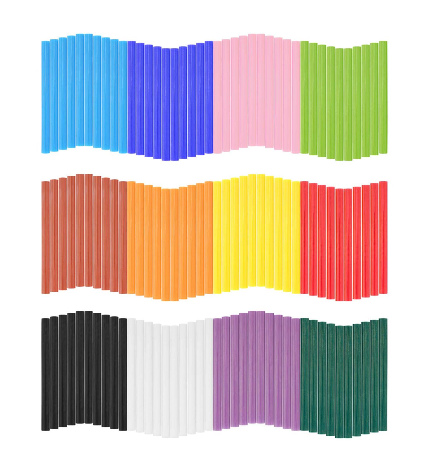 Gartful 120PCS Colored Mini Hot Glue Sticks - 0.28x3.9 | Multipurpose for Art & Craft, Home Decoration, Repair | 12 Colors - Buy Online on GoSupps.com