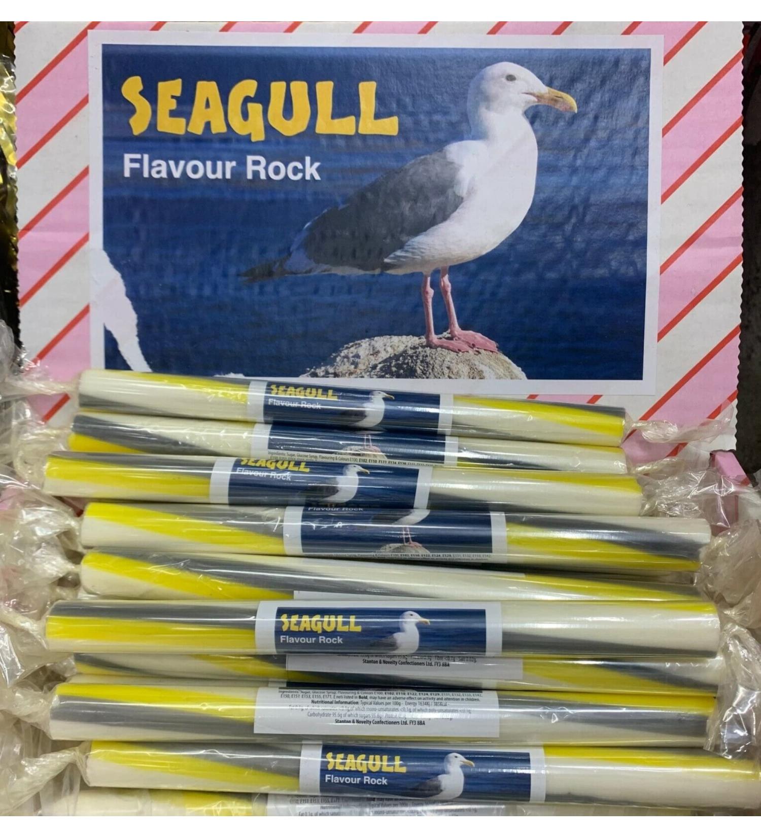 Seagull Flavour Rock As seen on Bargain Brits By The Sea Channel 5 Scarborough Novelty favour sugar stick x3 Sticks - Buy Online on GoSupps.com