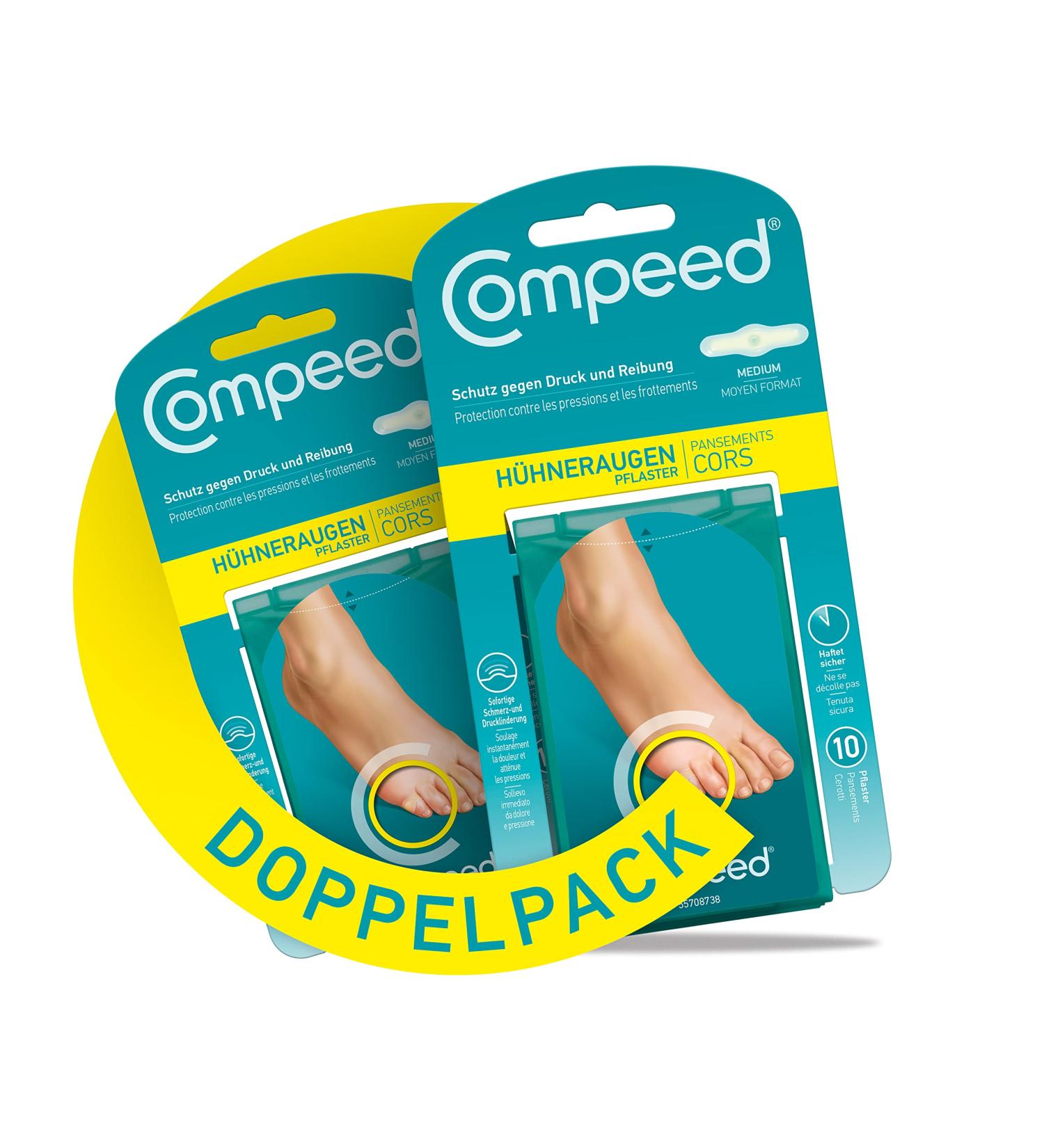 Buy COMPEED Corns Medium 10ST (Pack of 2) - Effective Pain Relief for Corns | International Shipping Available - Buy Online on GoSupps.com