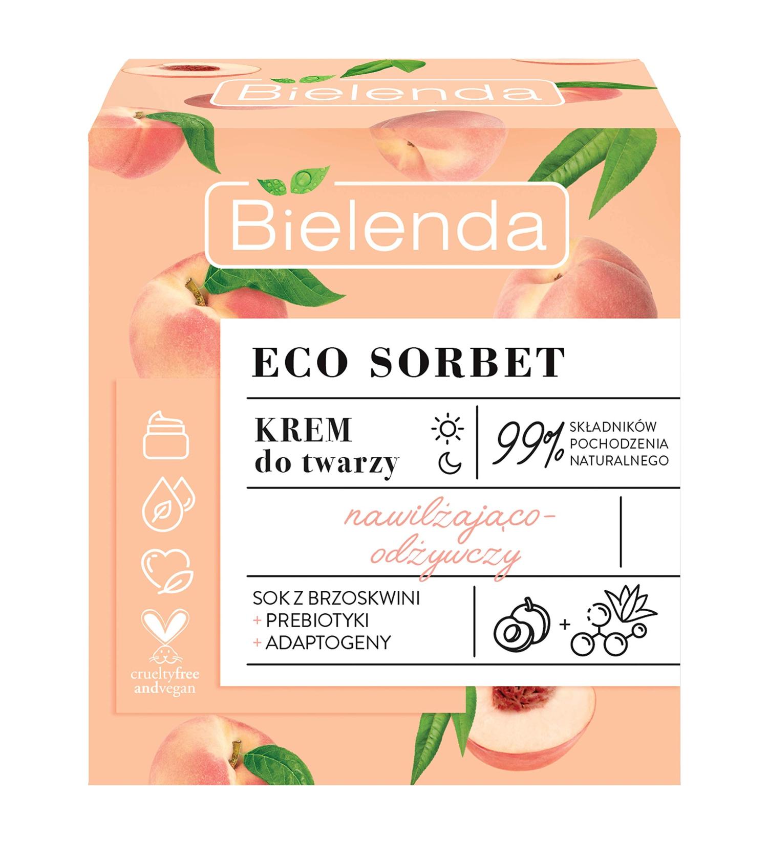BIELENDA ECO SORBET Peach moisturizer 50 ml