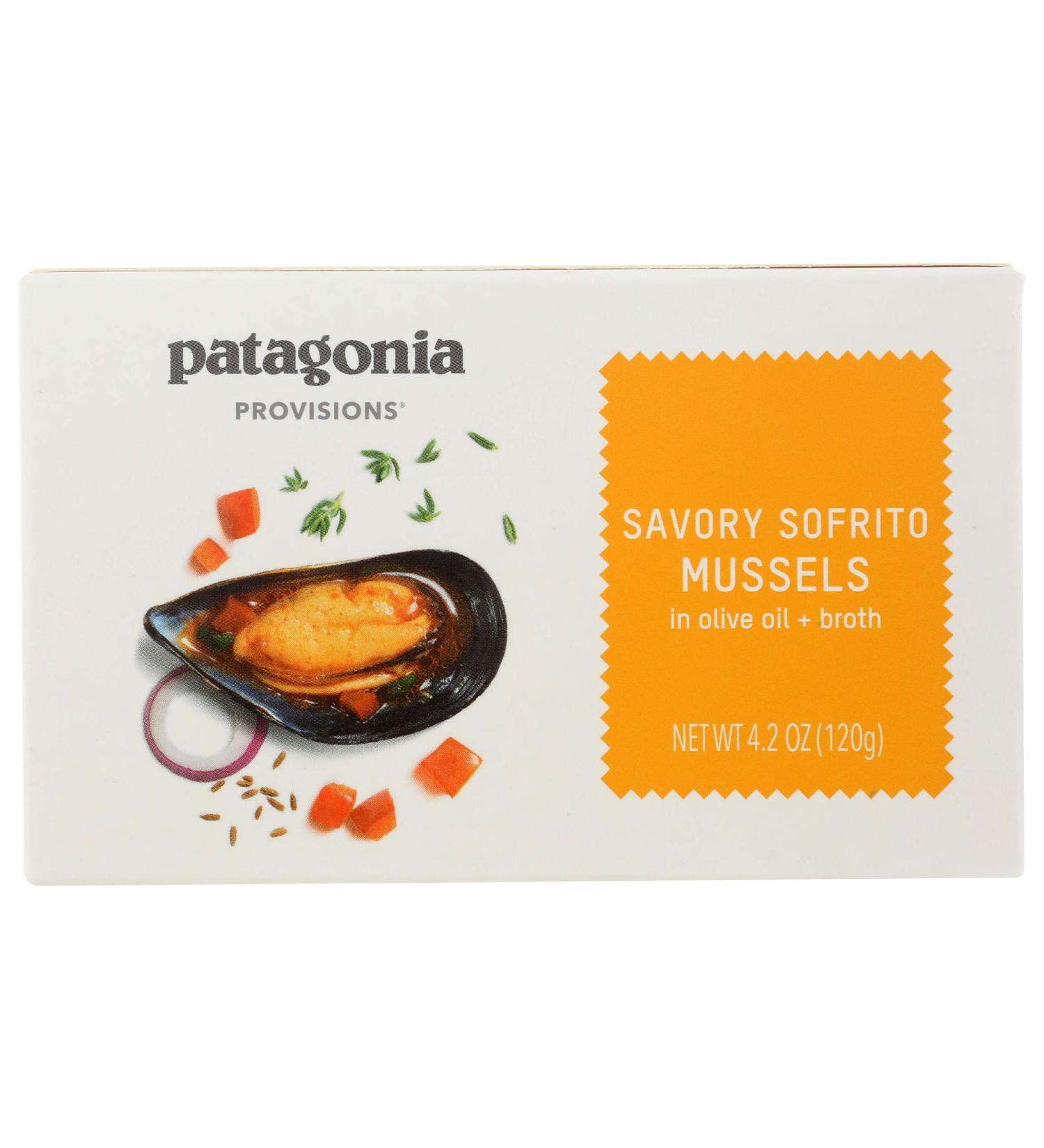 Patagonia Provisions Mussels in Savory Sofrito - 4.2 oz Gourmet Seafood - Buy Online on GoSupps.com