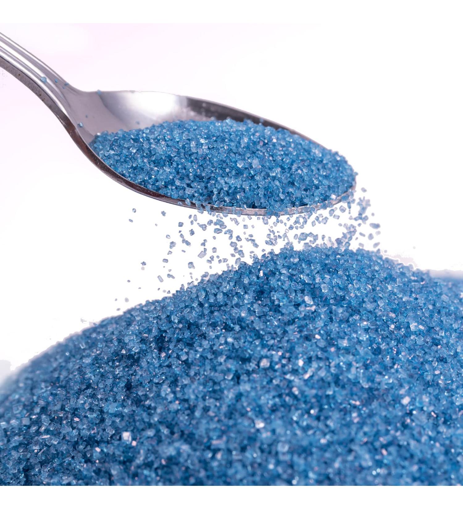 Sanding Sugar Blue 250 grams - (Sea Blue) - Buy Online on GoSupps.com
