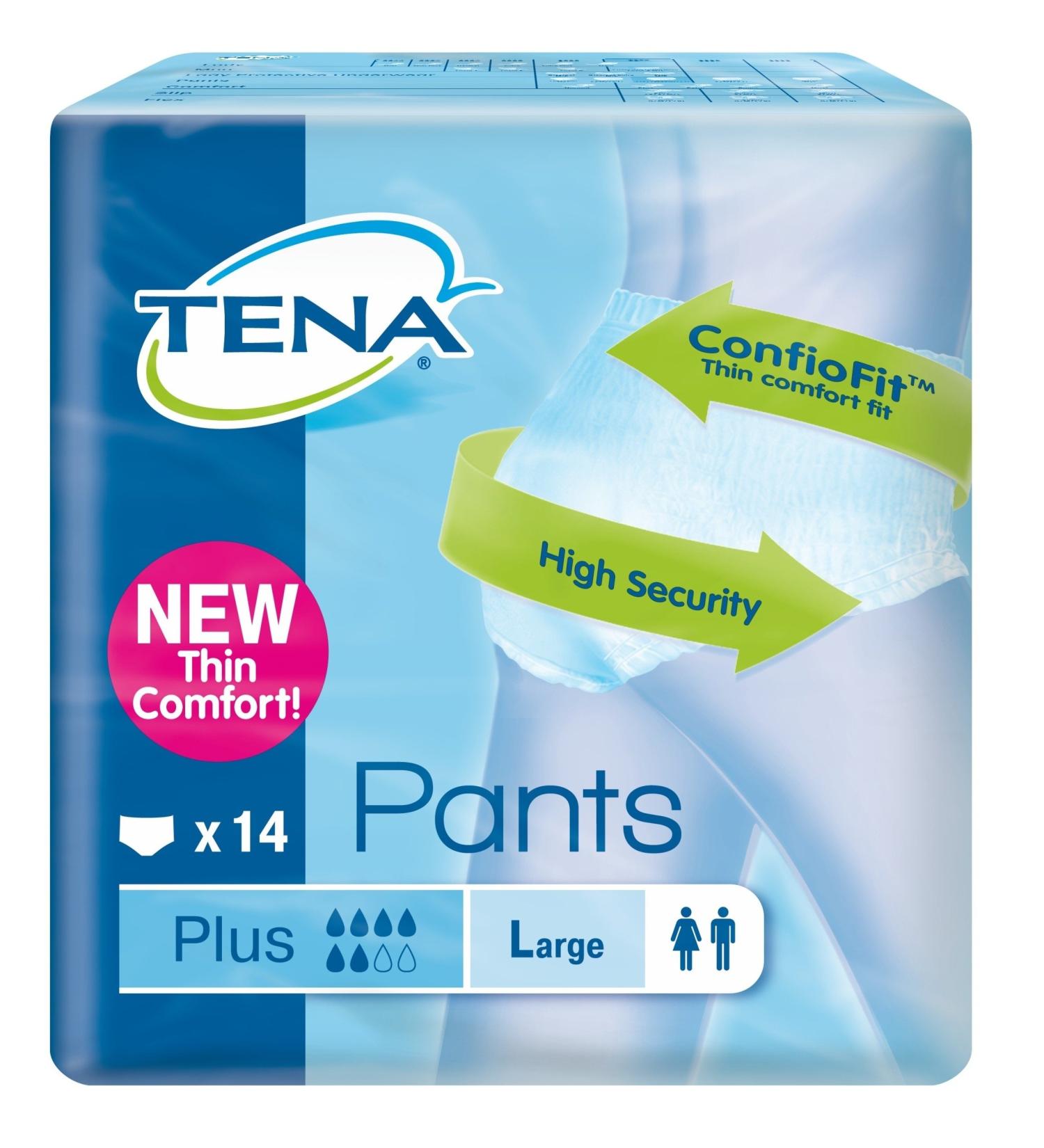 Tena Value Pack Adult Diapers Size L (4 Packs of 14) - Comfort & Protection for 100-135 cm | International Shipping - Buy Online on GoSupps.com