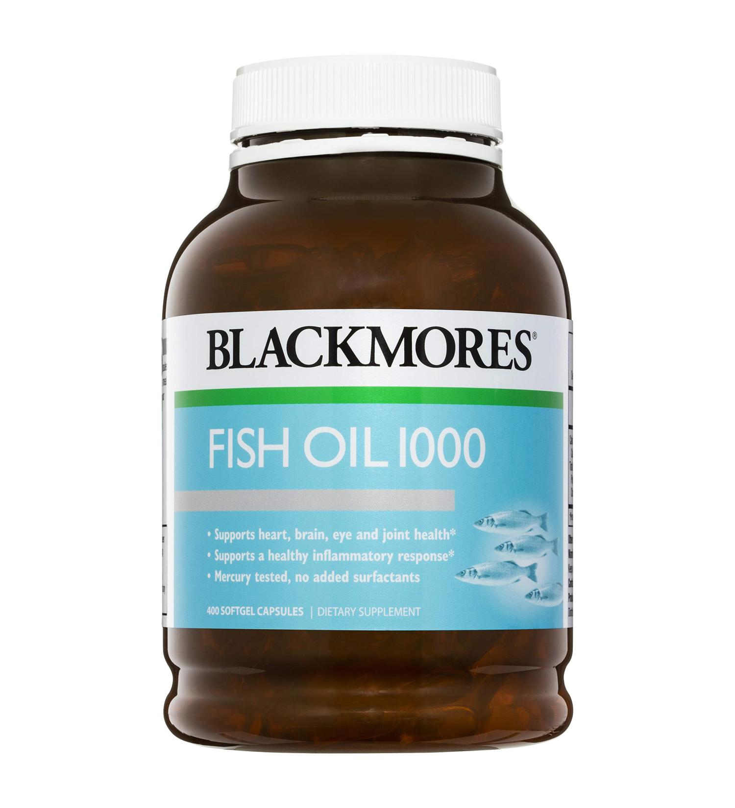 Blackmores Fish Oil 1000 400 Capsules - Buy Online on GoSupps.com