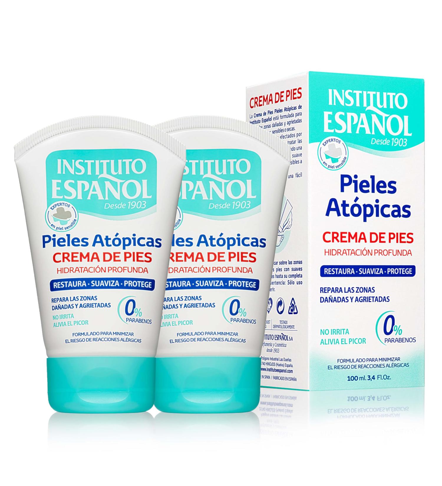 Instituto Espa ol Foot Cream | Daily Moisturizing Cream for Atopic Skin | Intense Nutrition Regenerating Cream for Puguous Skin | Multi-purpose Natural Soothing To Prevent Dryness 200 ml - Buy Online on GoSupps.com