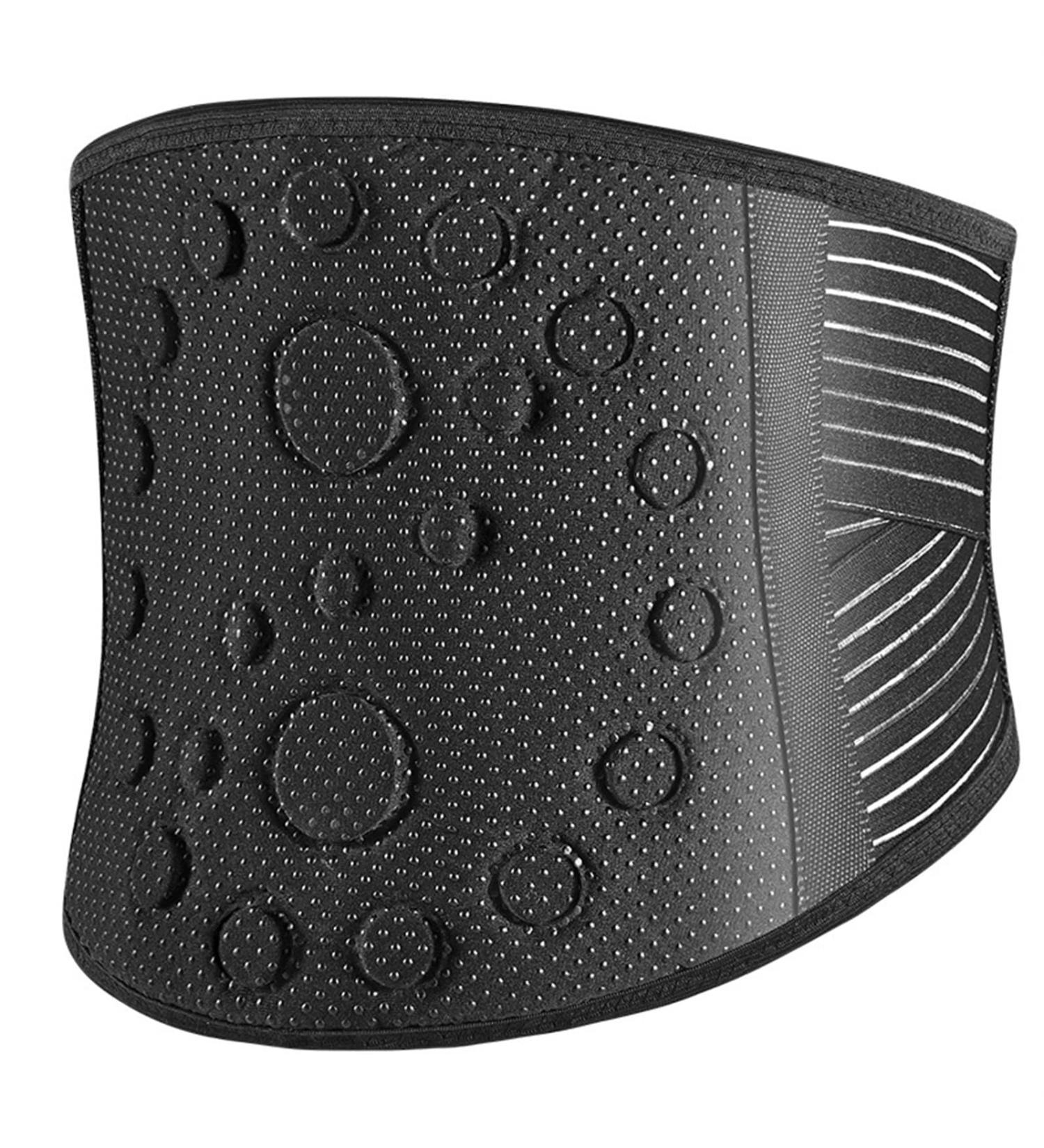 Self-Heated Decompression Loin Support for Men & Women - Magnetic Field Therapy Orthopedic Belt | Lower Back Support - Black L/Large Bundle - Buy Online on GoSupps.com