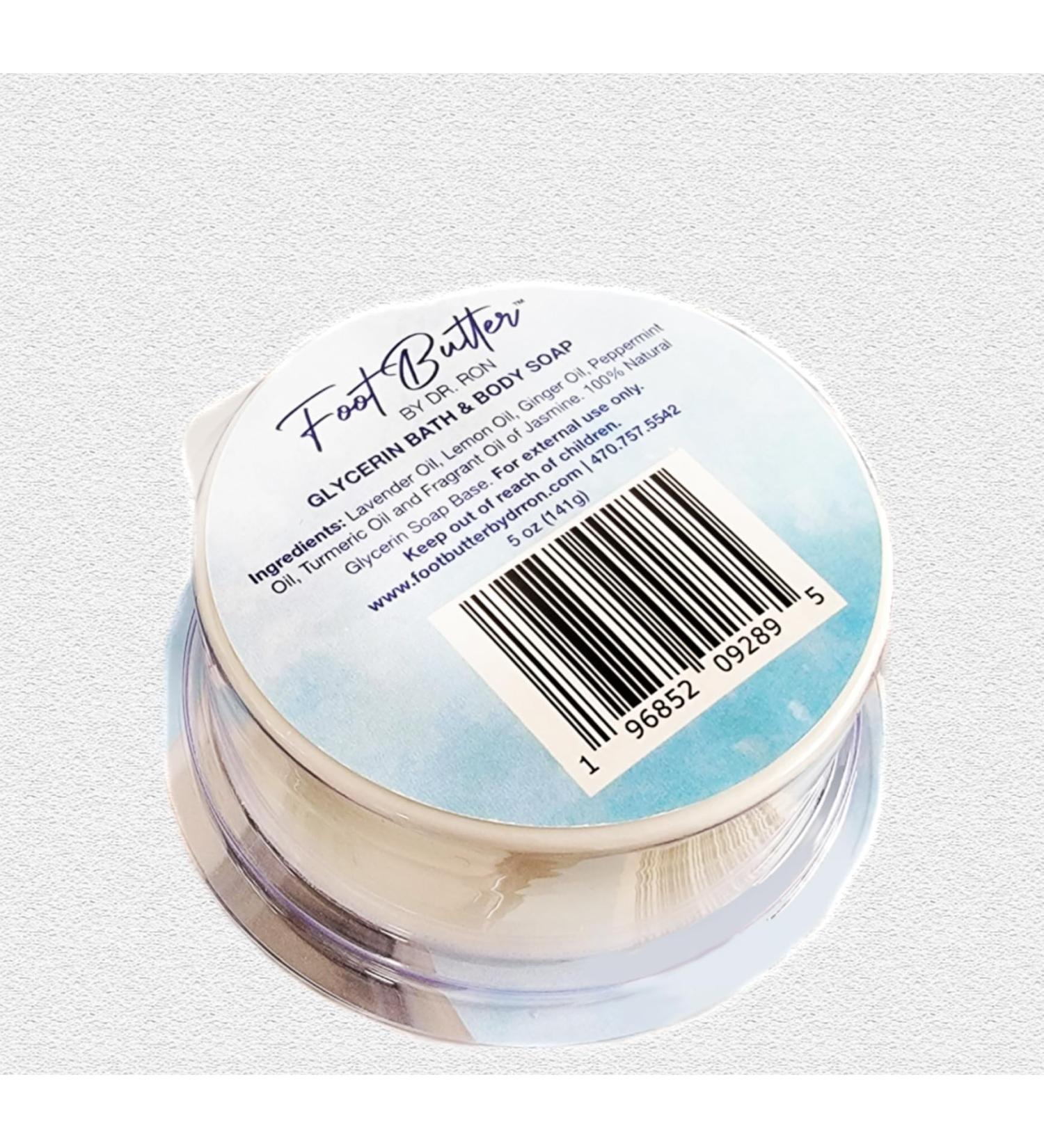 Dr. Ron Foot Butter - Glycerin Bath & Body Soap for Cleansing & Moisturizing | 5 oz - International Shipping Available - Buy Online on GoSupps.com