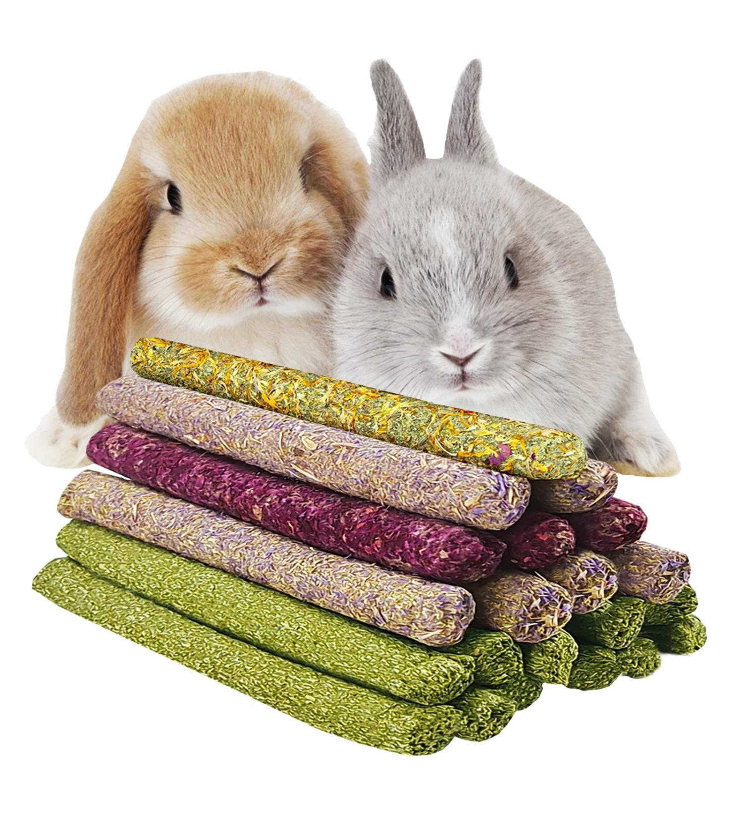 Premium Timothy Hay Sticks: Natural & Nutritious Treats for Small Pets - Buy Online on GoSupps.com
