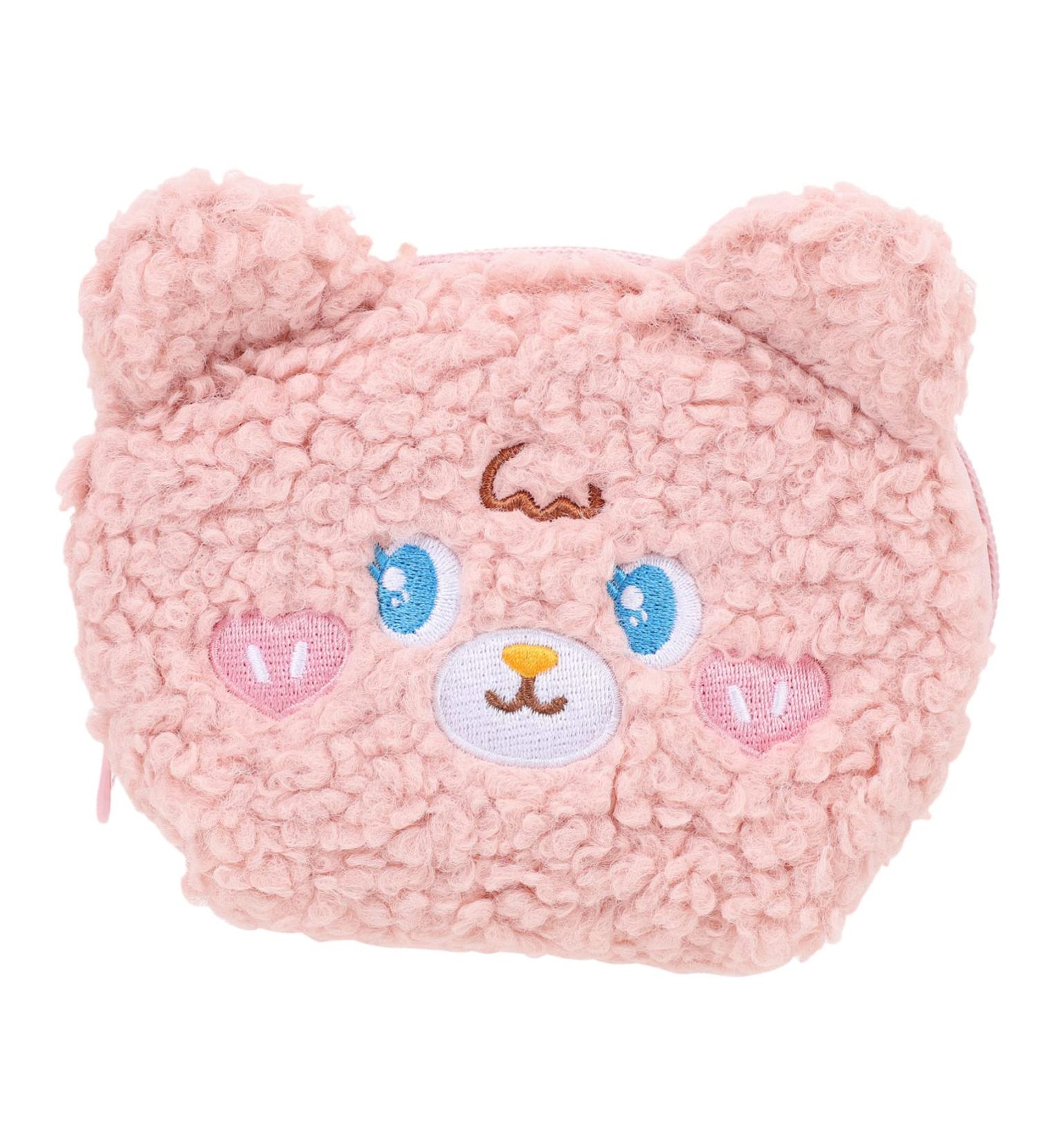 Plush Cosmetics Pocket Wallet for Girls - Mini Travel Bag & Zippered Money Exchange - 15.5x12x5.5cm - Buy Online on GoSupps.com