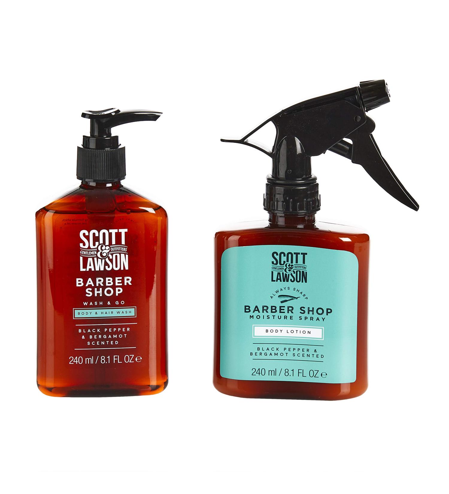 Scott and Lawson Barbershop Body Fuel - Hair and Body Wash Duo and Body Lotion 240ml Paladone One Size Multicolor - Buy Online on GoSupps.com