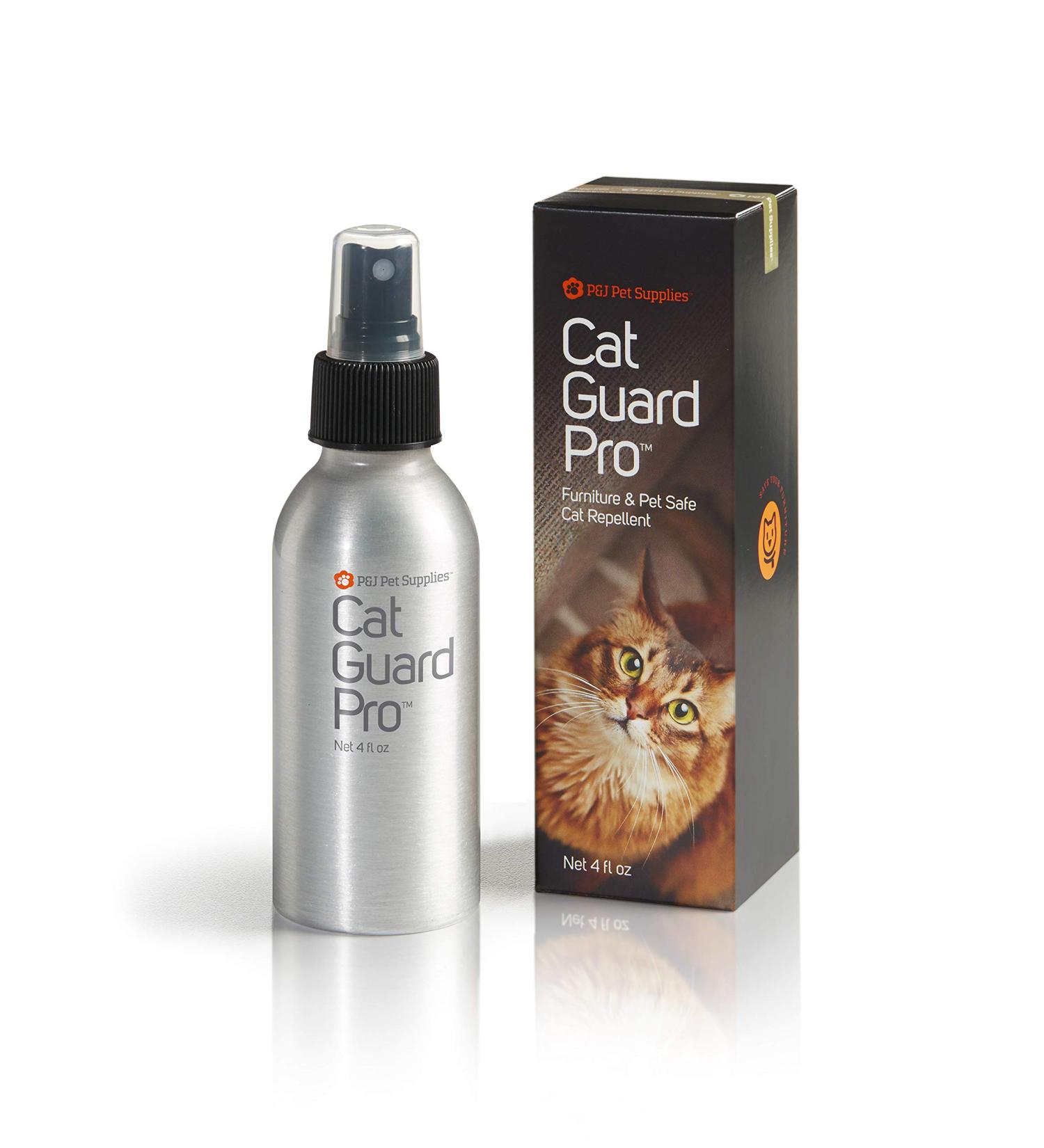 Cat Guard Pro Pet Safe Furniture Cat Repellent - 4oz Spray Bottle Eucalyptus