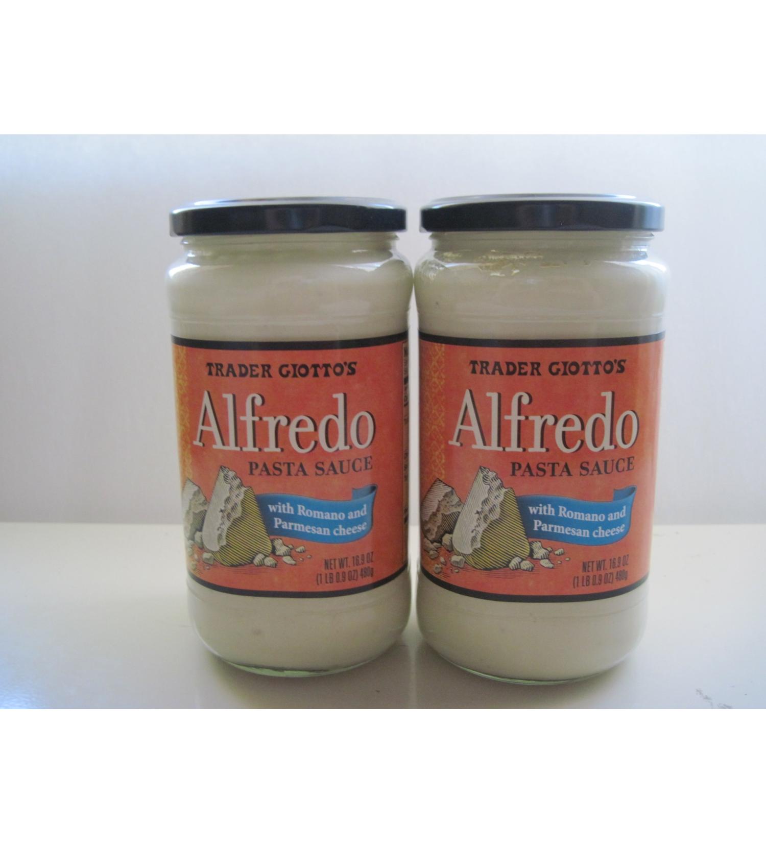 Trader Joe's (Giotto's) Alfredo Pasta Sauce 16.9 Oz. (Pack of 2)