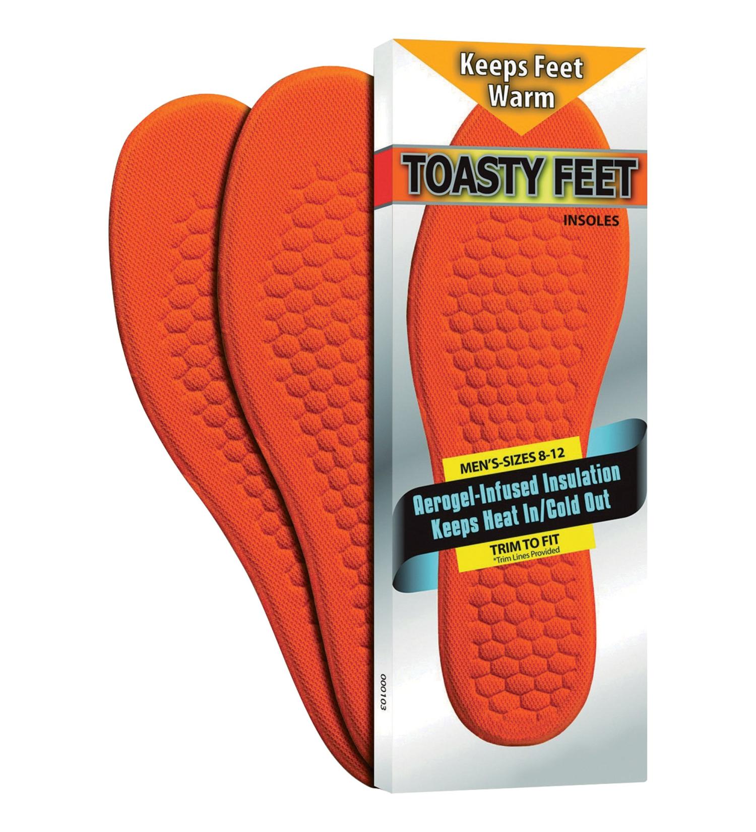 Safety Works CTFM Toasty Feet Mens Shoe Insoles Infused with Aerogel for Sizes 8-12
