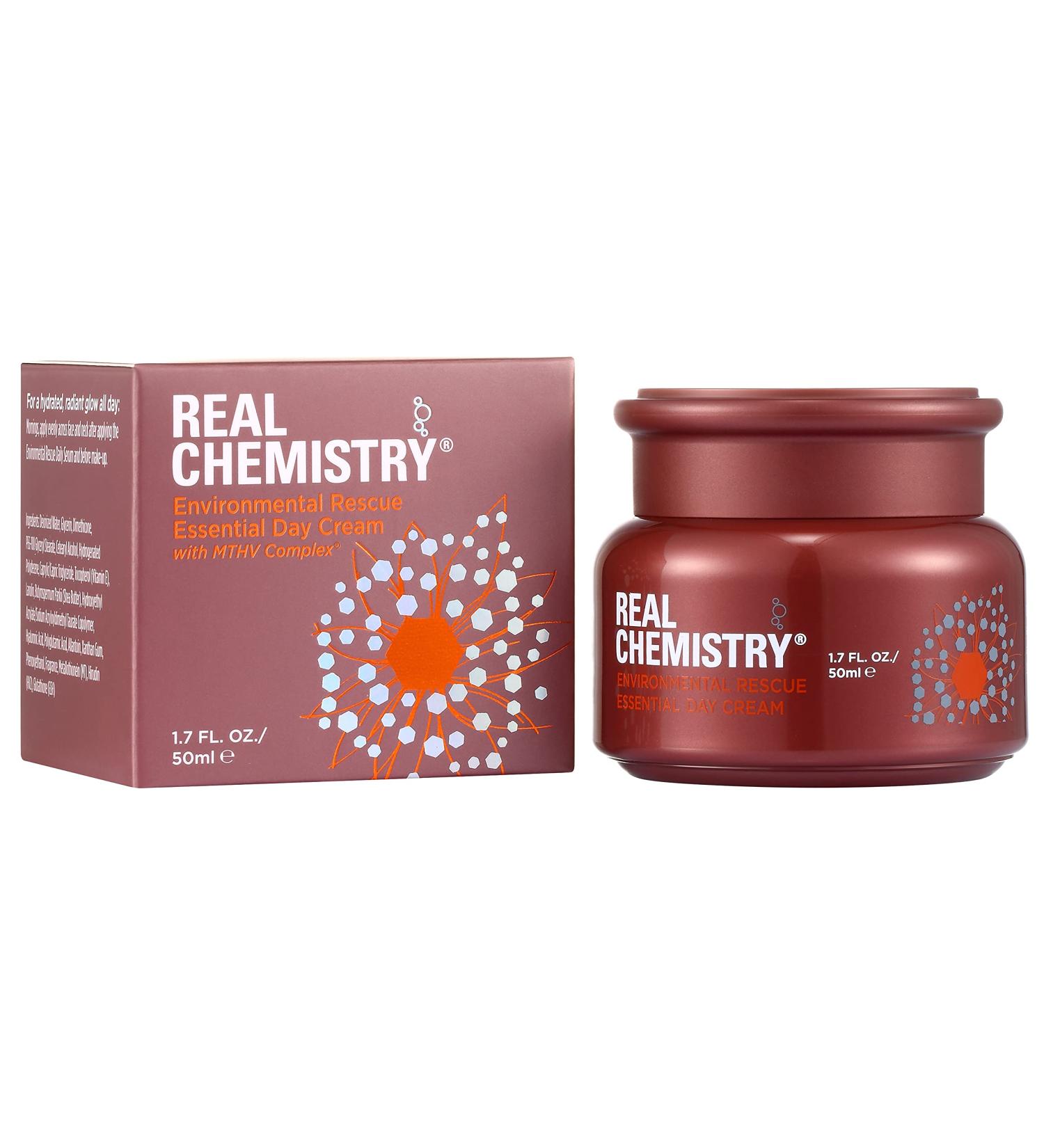 Shop Real Chemistry Environmental Rescue Essential Day Cream - 1.7 Fl Oz | Hydrating Skincare for All Skin Types | International Shipping Available - Buy Online on GoSupps.com