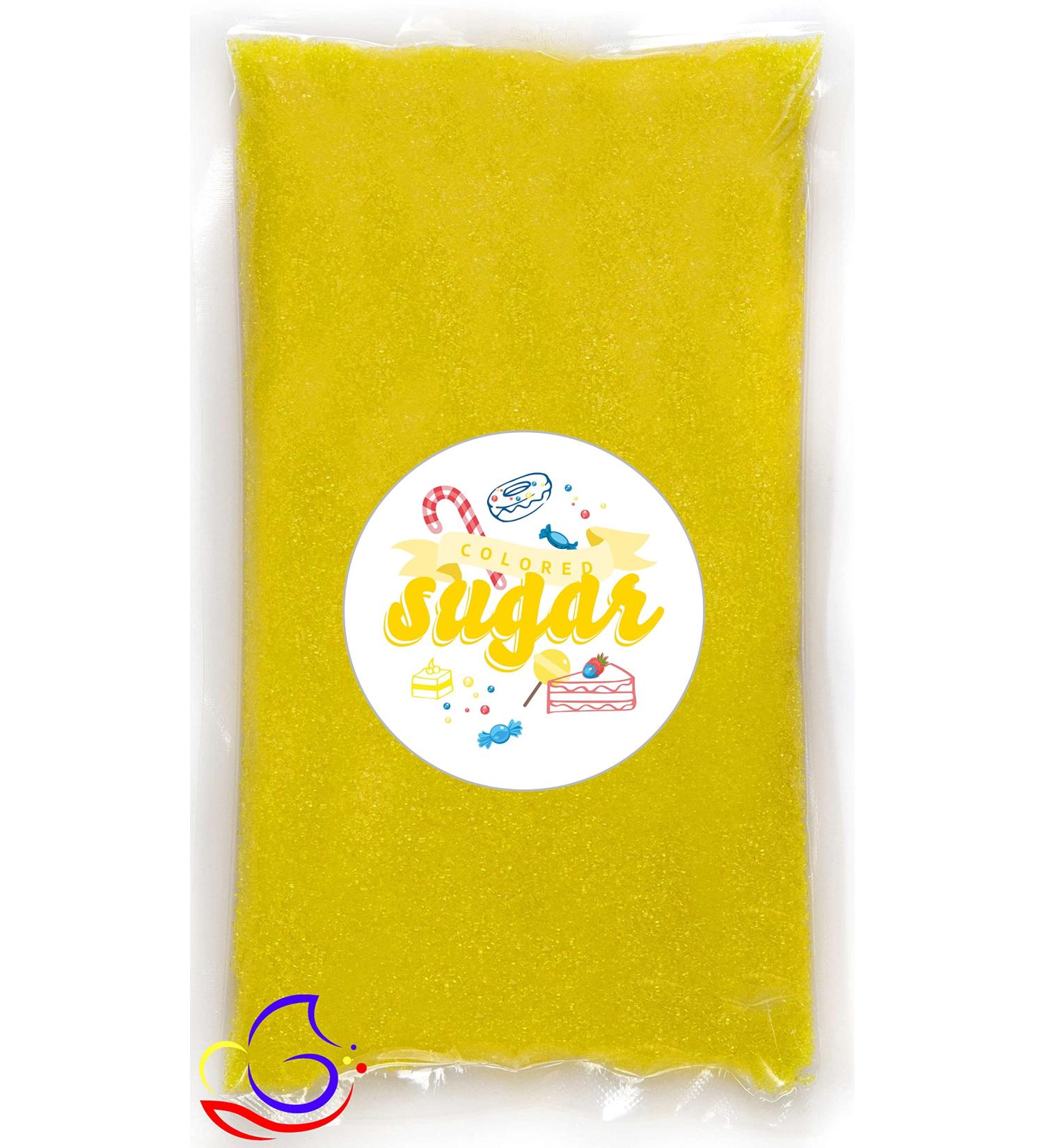 Coloured Sugar Yellow Sun - 500g Decorative Sugar for Baking & Crafts | Global Shipping Available - Buy Online on GoSupps.com