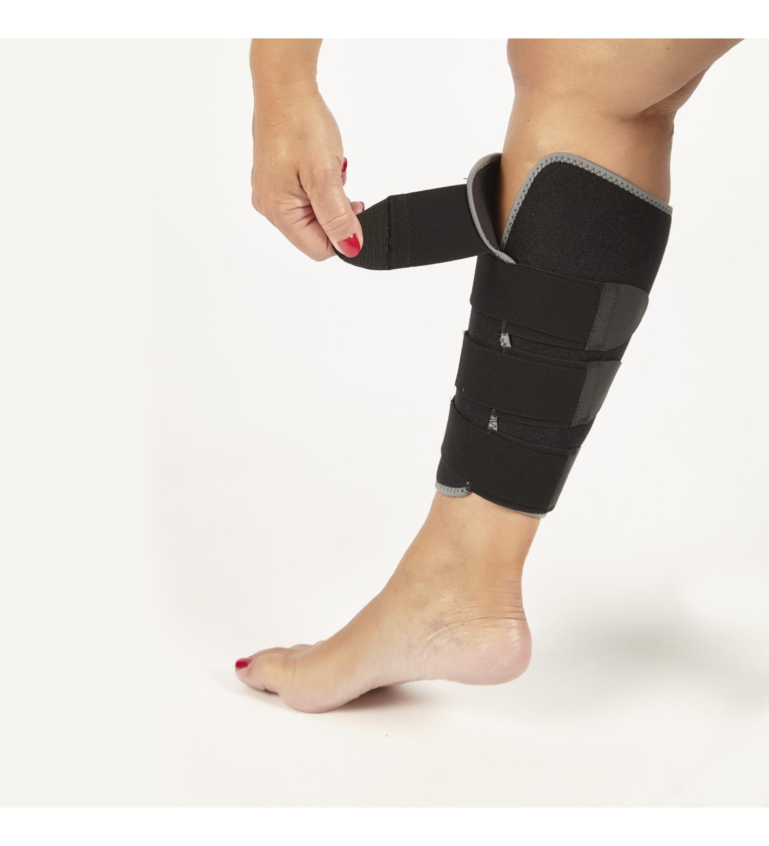 Calf Brace | Premium Compression Sleeve for Men & Women | Pain Relief & Support for Shin Splints, Lower Leg Pain & Calf Muscle Tears | Neoprene Adjustable Wrap for Runners - Buy Online on GoSupps.com
