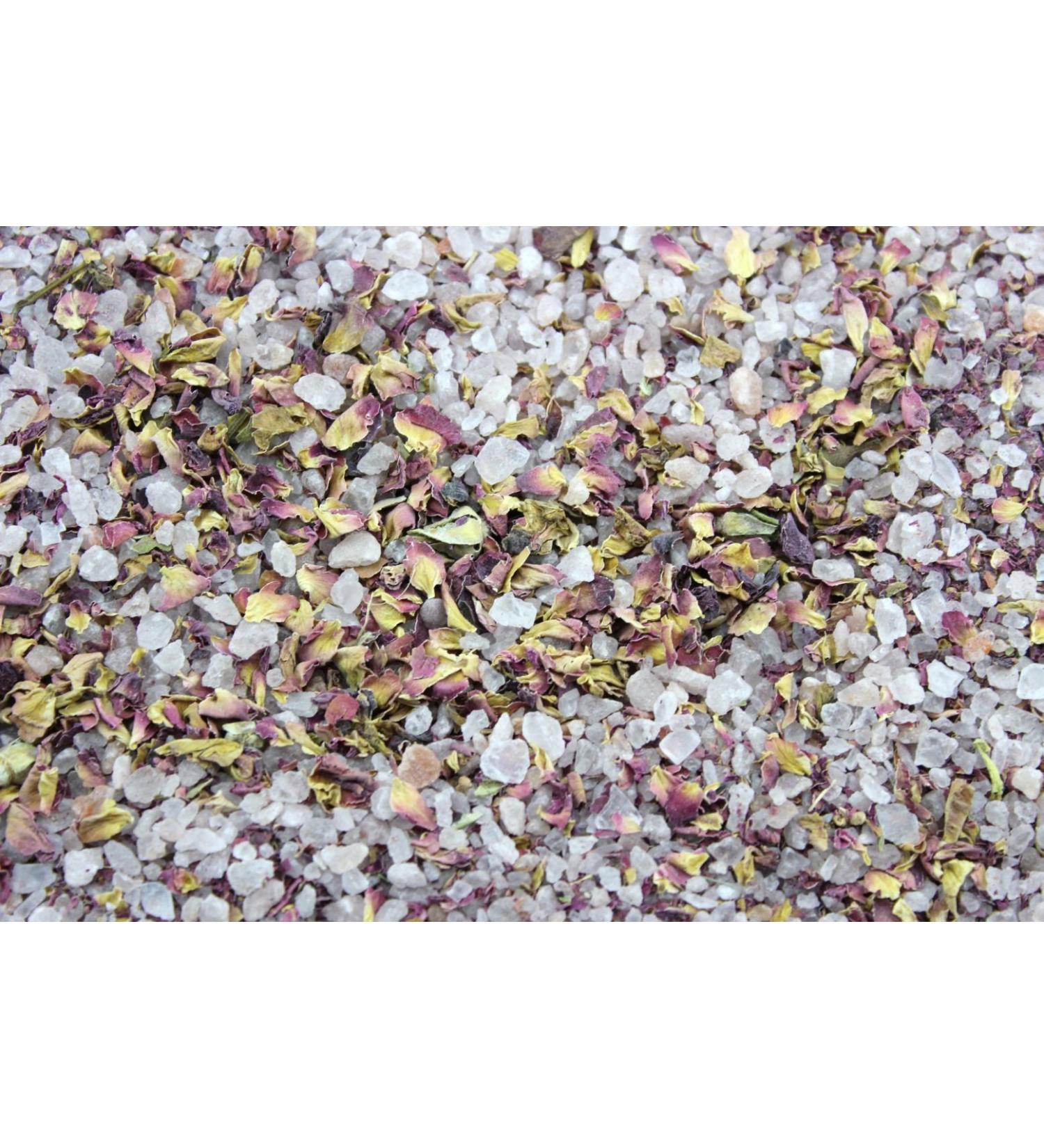 1000Kr uter 1000Kr uter Natural Crystal Salt with Rose Petals (250 g)