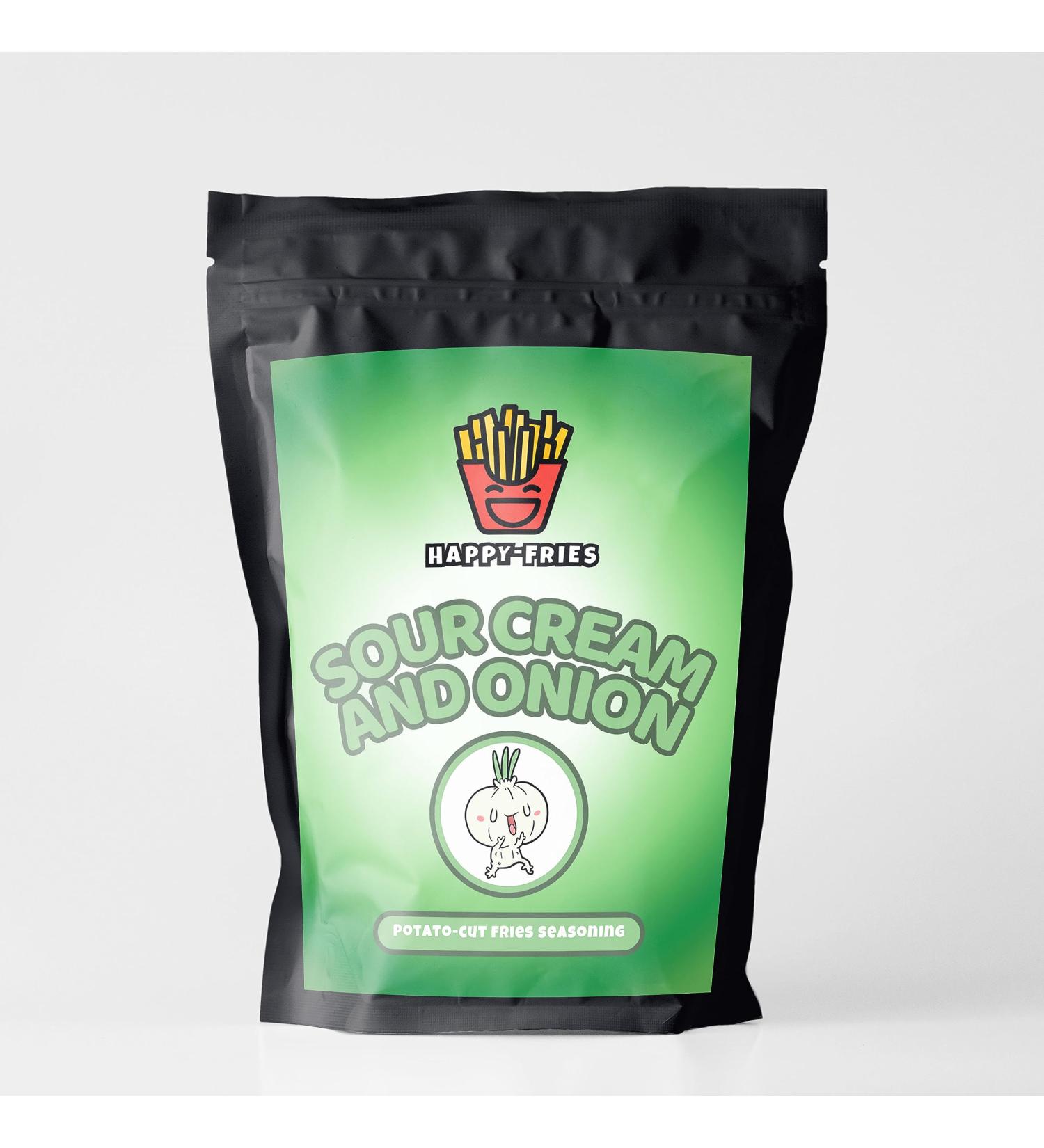 Sting Buy - Happy Fries - Sour Cream and Onions - Potato Fries Seasoning