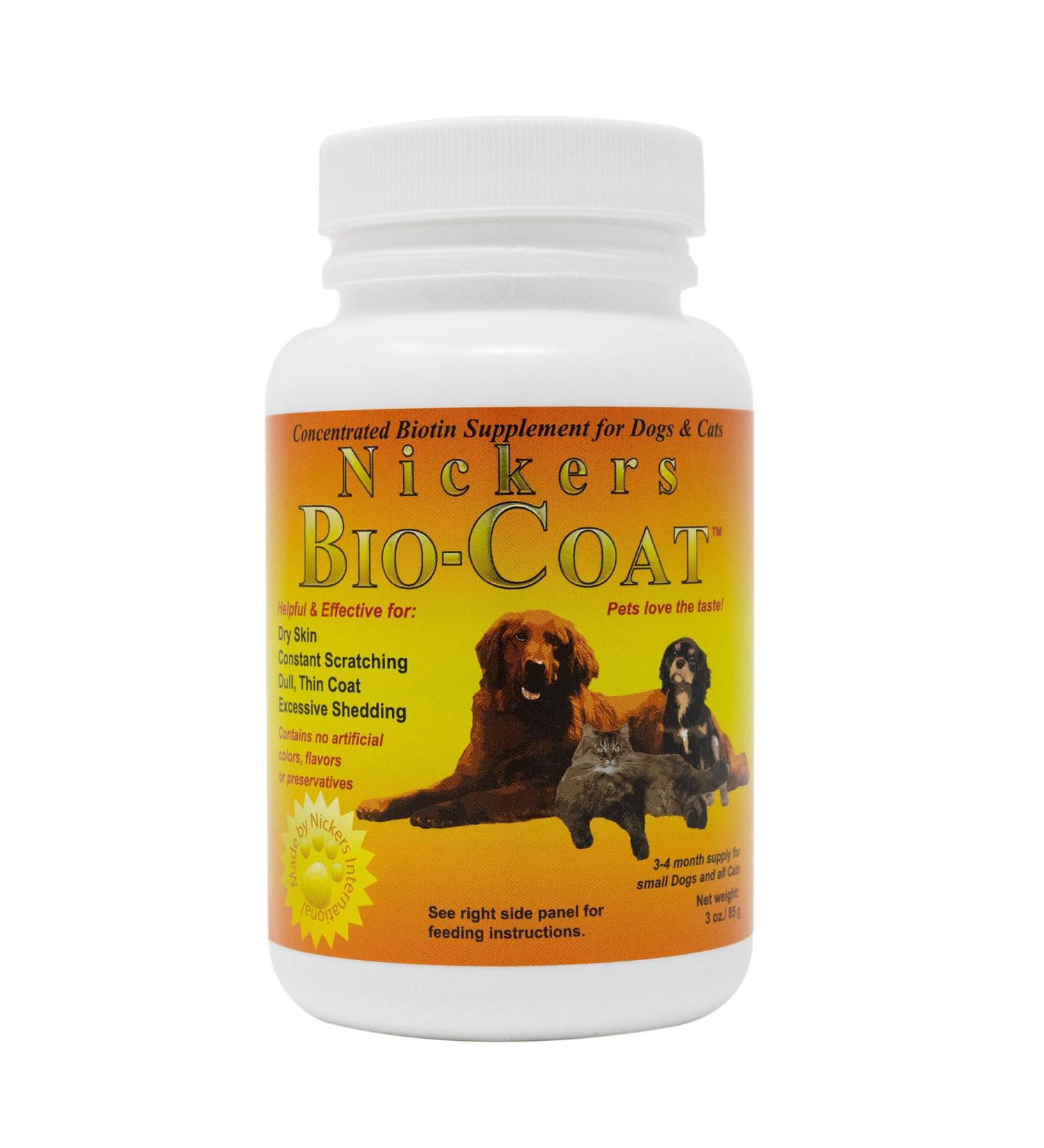 Nickers Bio Coat Biotin Supplement - 3 oz | Promotes Healthy Skin & Coat - Buy Online on GoSupps.com