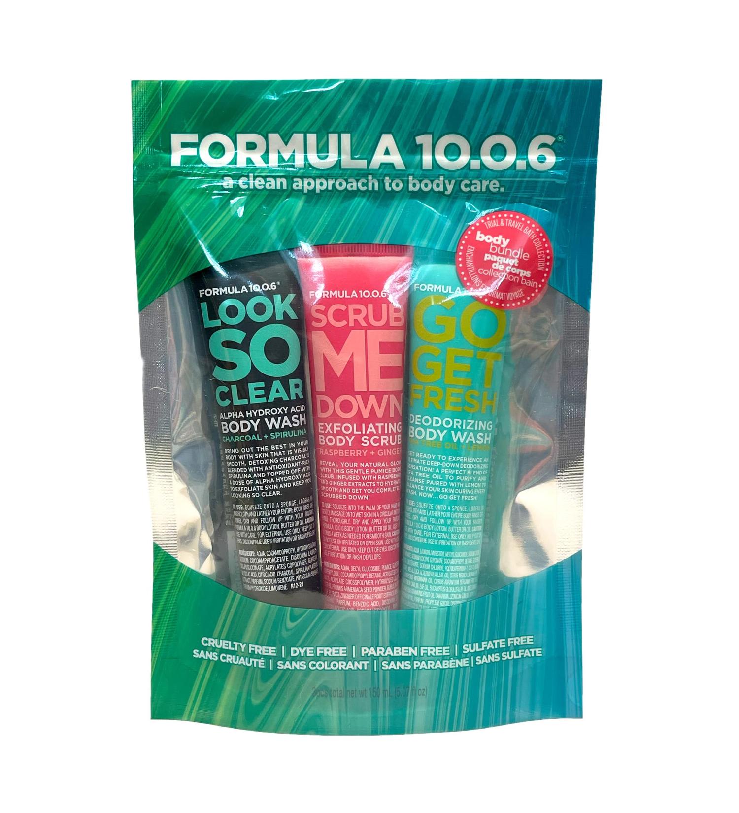 Buy FORMULA 10.0.6 3pc Body Wash Bag | Best International Shipping & Quality - Buy Online on GoSupps.com
