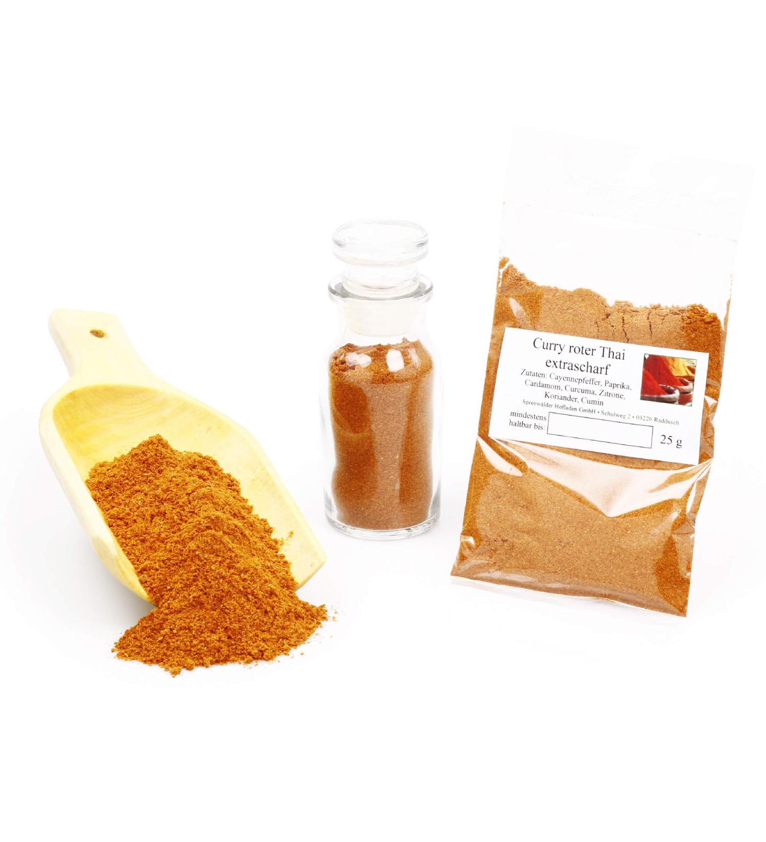 Extra Hot Thai Red Curry Powder | Vegan Curry Spice Mix | 25g - International Shipping Available - Buy Online on GoSupps.com