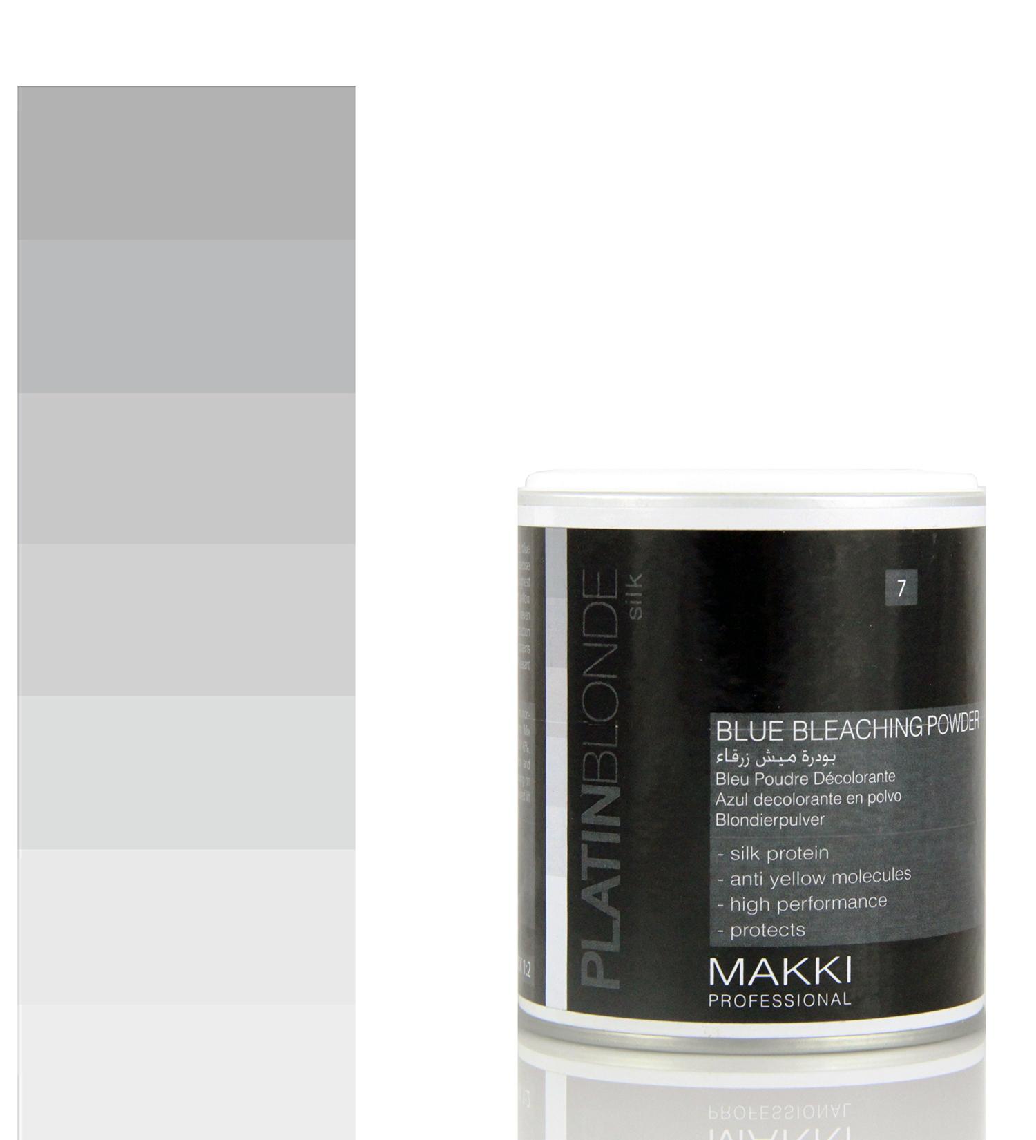 Platin Blonde Blue Hair Bleach Powder with Silk Protein and Anti Yellow Molecules - 150g 150 g (Pack of 1)