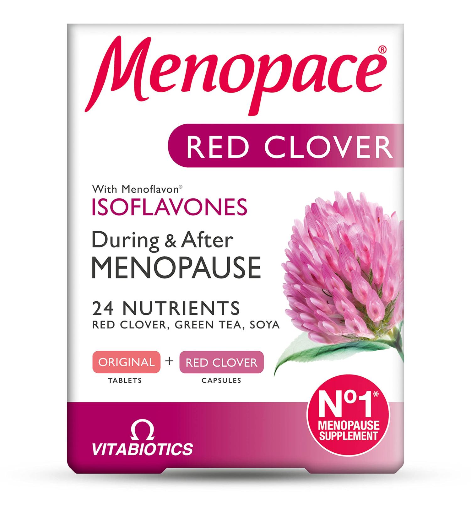 Vitabiotics Menopace Red Clover (30 Vegetarian Capsules)